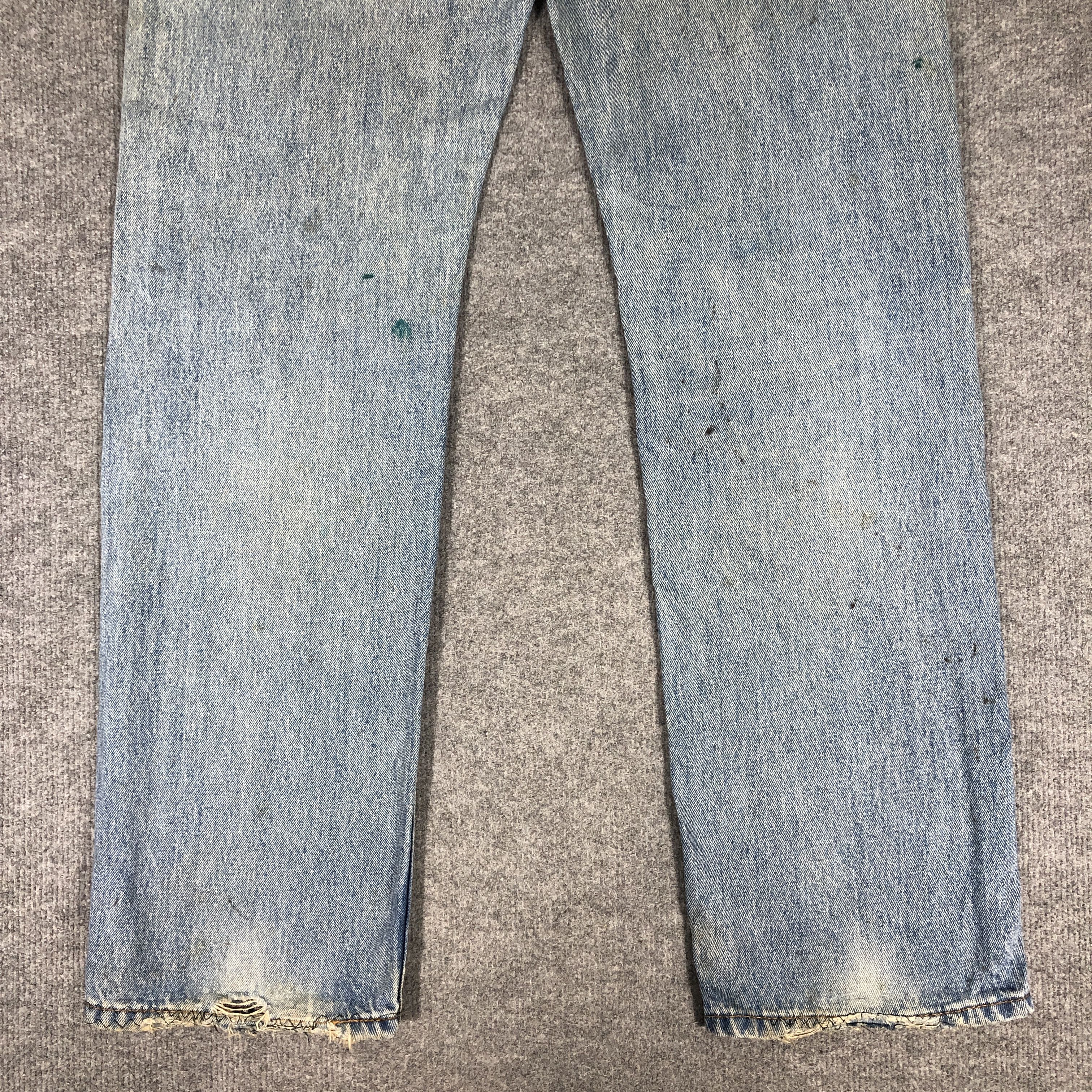 Levi's × Vintage Vintage Levis 505 Jeans Dirty L1026 Size US 36 / EU 52 - 8 Thumbnail