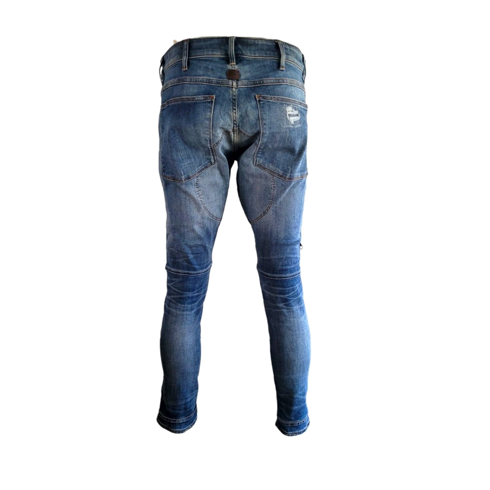 G-Star G-Star RAW 5620 3D Zip Knee Skinny Jeans – W33 L30 Mens Jeans Faded Blue 33 Skinny 3D Knee Zip Fashion 5620 3D Zip Knee (W33 L30) Mens Size US 33 - 5 Thumbnail