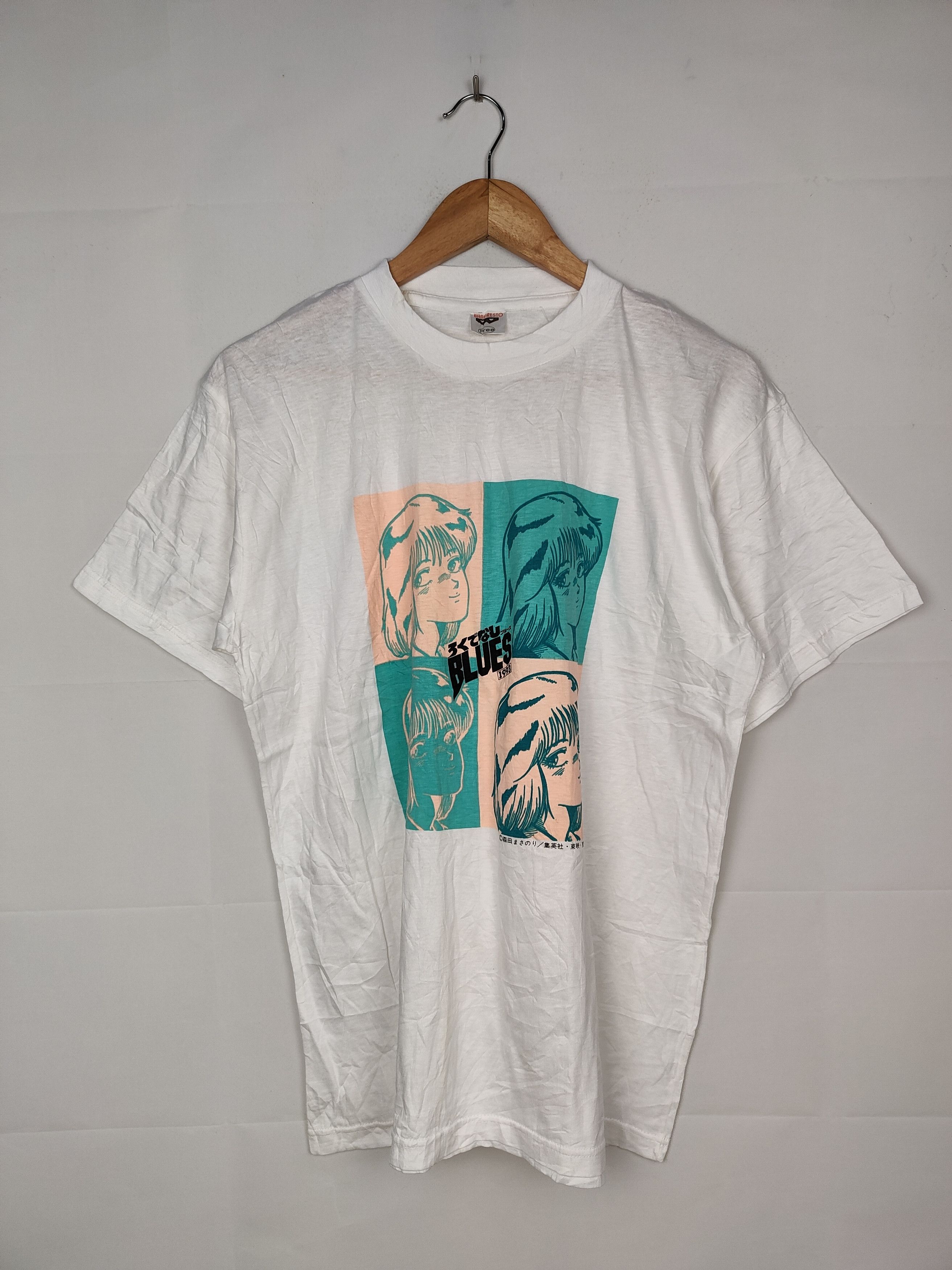 Anime × Japanese Brand × Vintage Vintage 90s Rokudenashi Blues Anime Manga Shirt Size US L / EU 52-54 / 3 - 1 Thumbnail