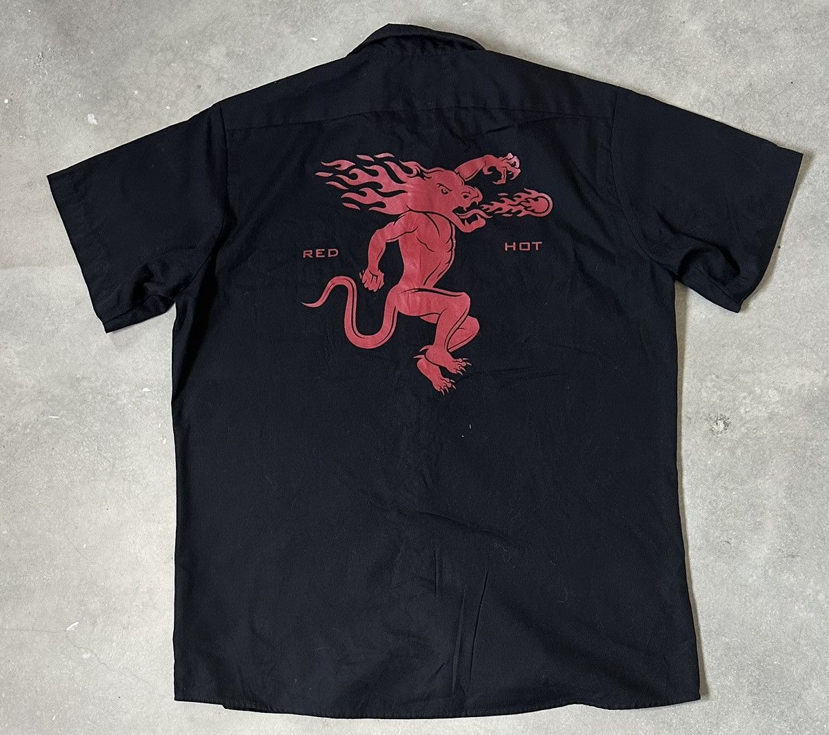 Dickies VINTAGE DICKIES FIREBALL CINNAMON WHISKY SHIRT Size US L / EU 52-54 / 3 - 1 Thumbnail