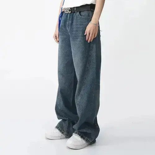Japanese Brand Casual Simple Baggy Denim Size US 32 / EU 48 - 5 Thumbnail