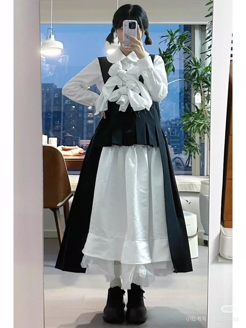 Comme des Garcons Comme Des Garcons Double bow shirt 2505-Nextarrow Size M / US 6-8 / IT 42-44 - 2 Thumbnail