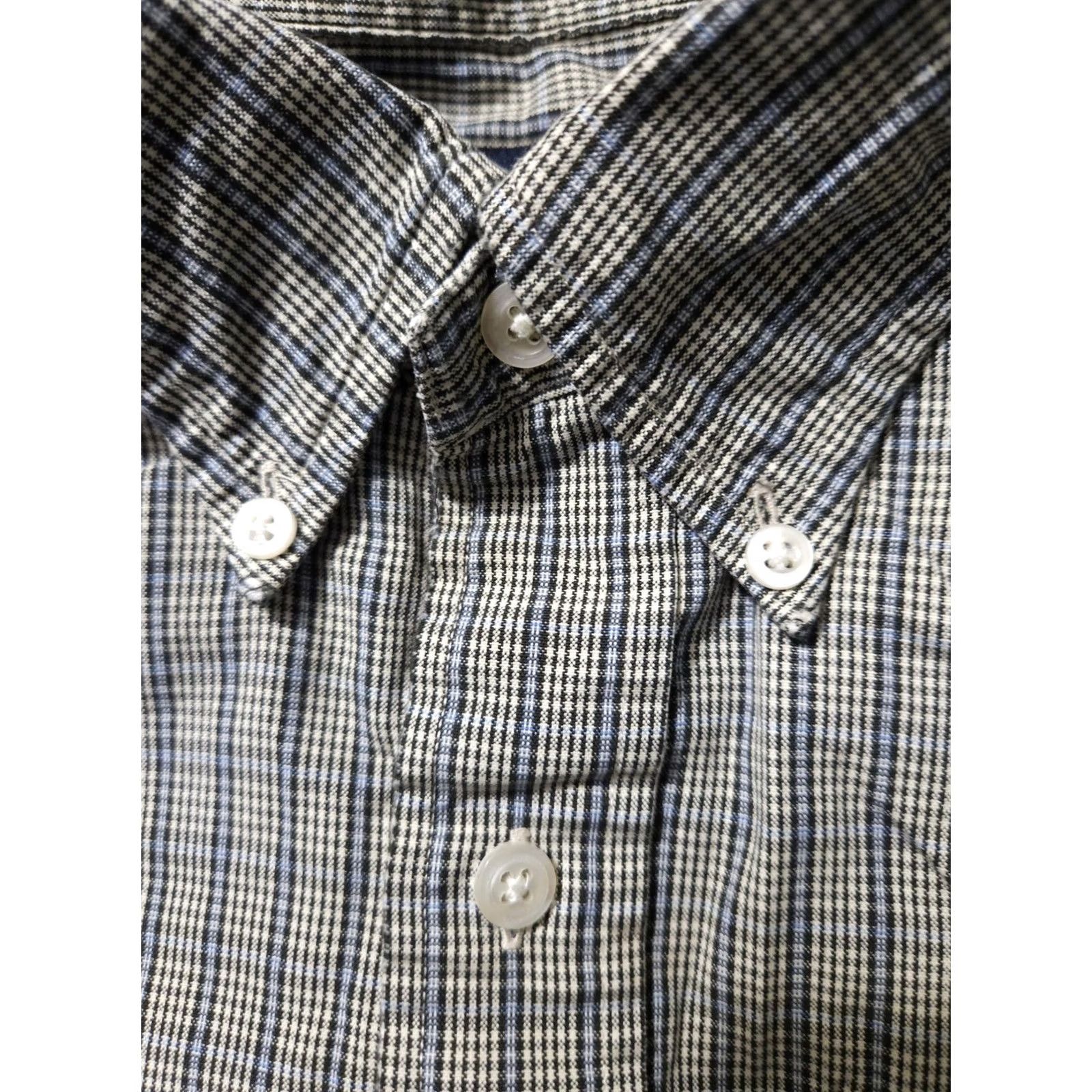 Brooks Brothers Brooks Brothers Shirt Mens Medium Gray Plaid Button Down Casual Work Dress Massive? Size US M / EU 48-50 / 2 - 7 Thumbnail