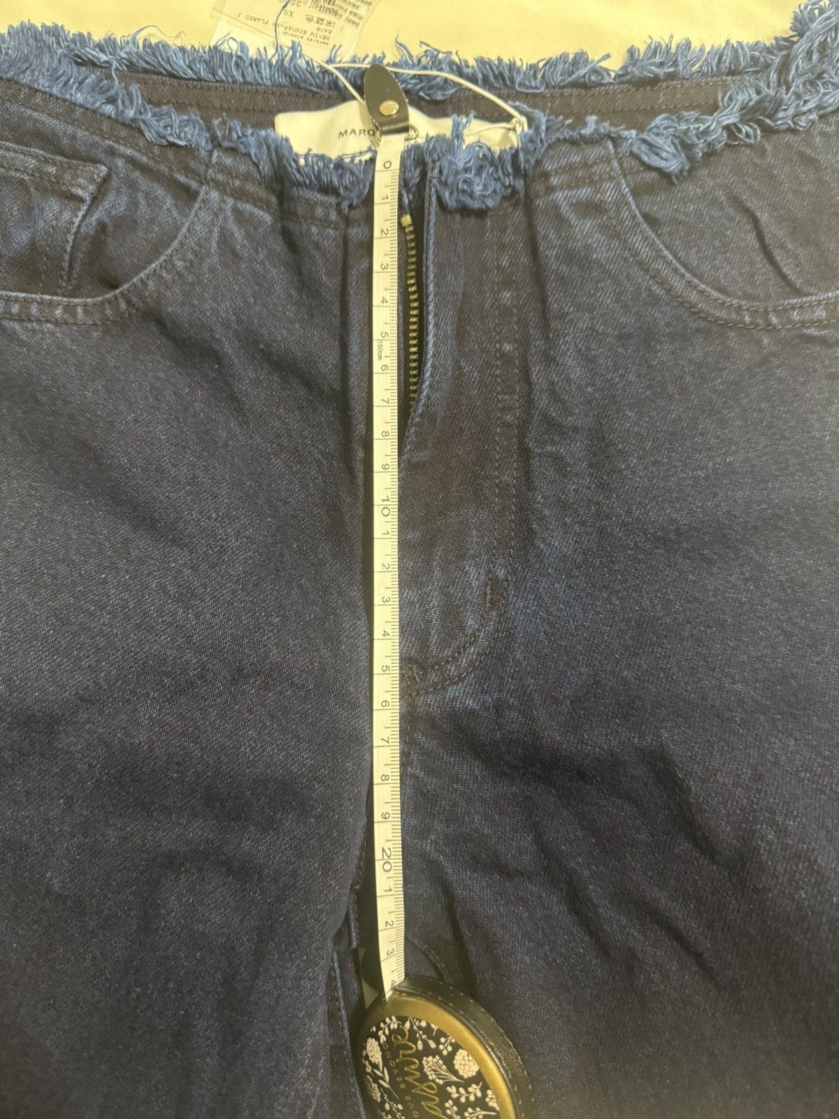 Marques'Almeida NWT Marquise Almeida denim flare/Raffle jeans frayed hem Size 25" / US 0 / IT 36 - 5 Thumbnail