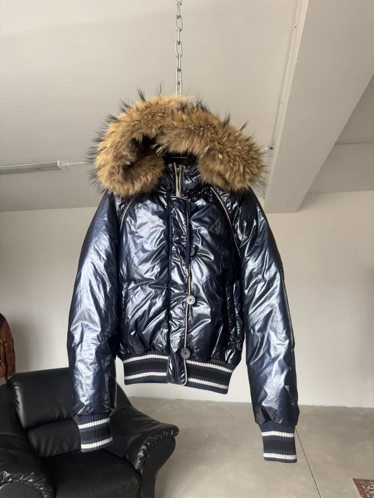 John Galliano Archival John Galliano Down Jacket Faur Fux Size S / US 4 / IT 40 - 2 Thumbnail