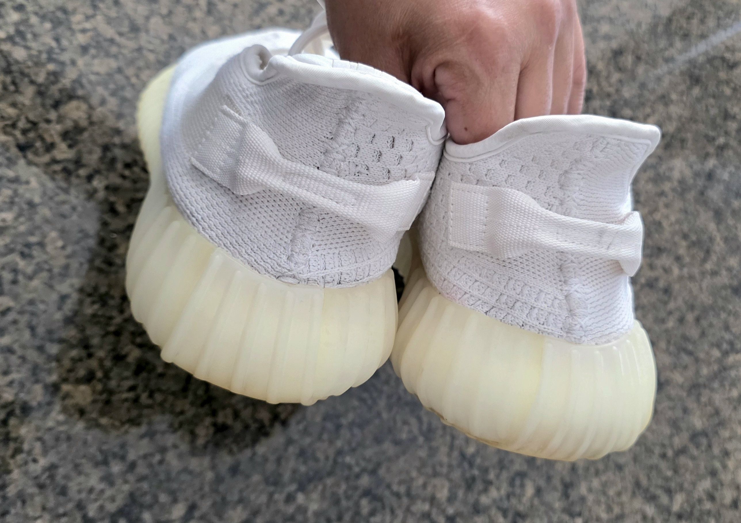 Adidas Adidas Yeezy 350 V2 Bone HQ6316 Size 13.5 Cream Size US 13 / EU 46 - 7 Thumbnail