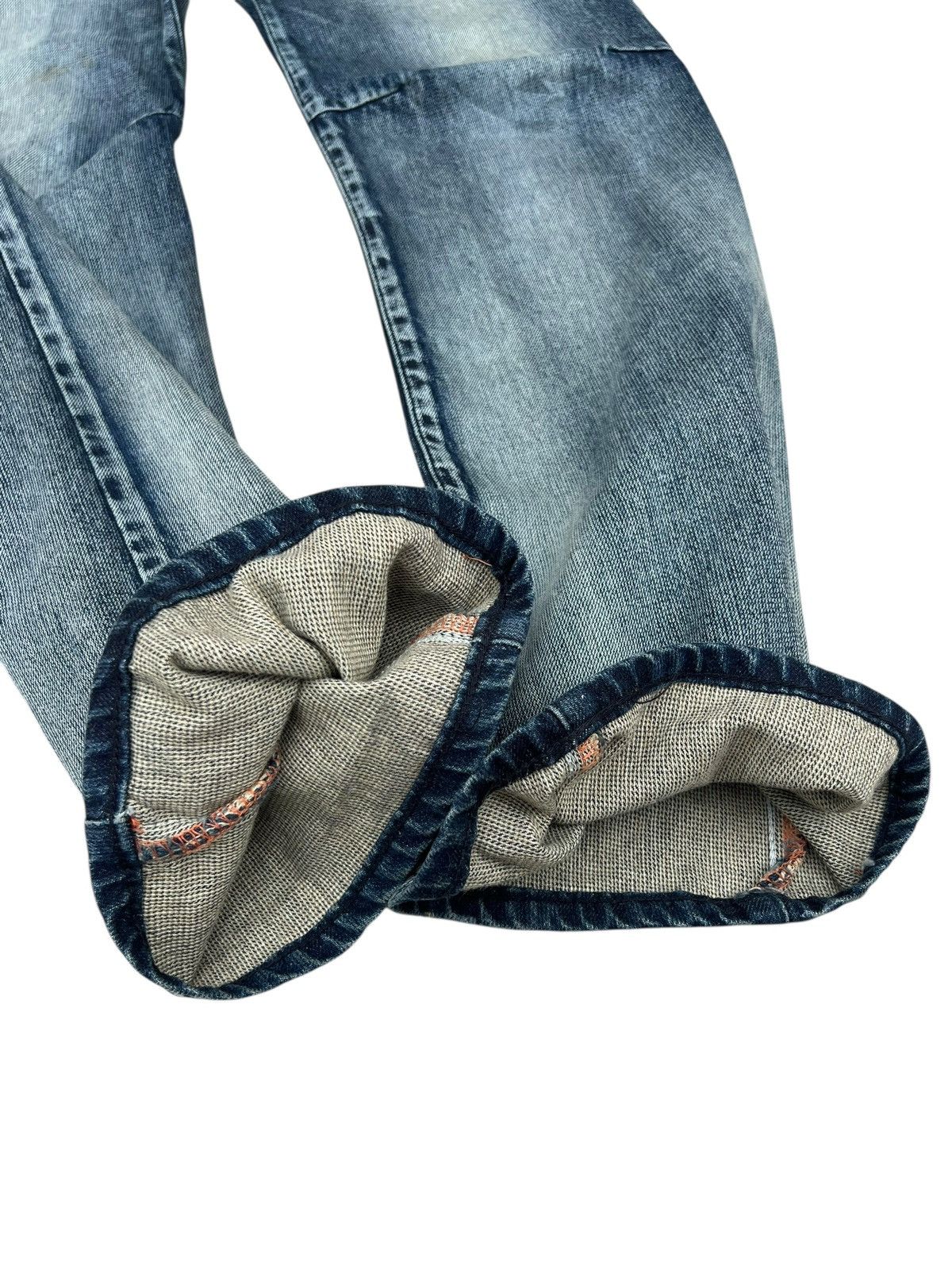 Edwin 2000s Edwin E-Function Mud Wash Fade Denim Bootcut Jeans Size US 32 / EU 48 - 14 Thumbnail