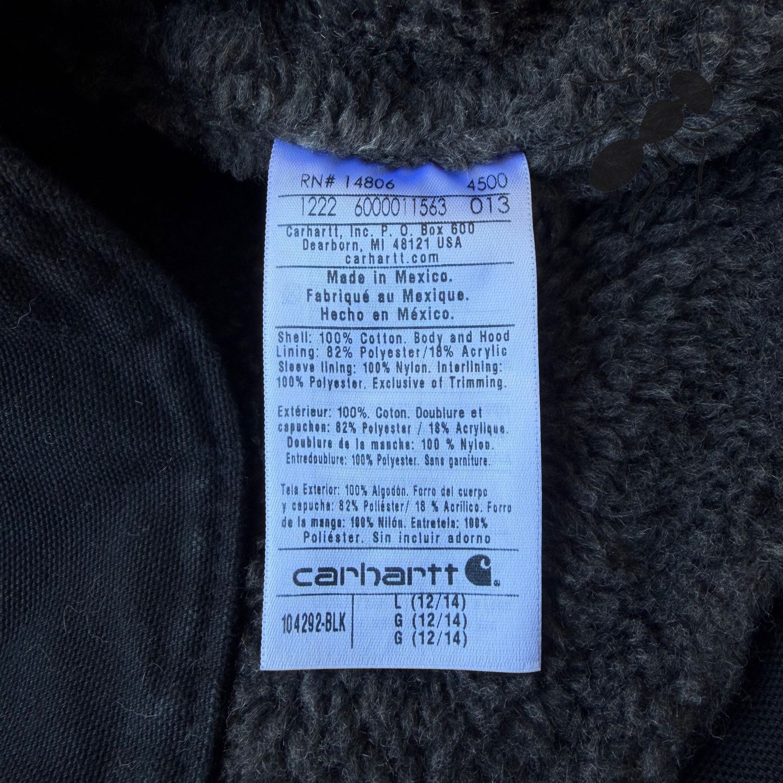 Carhartt × Vintage Carhartt YOUTH black Sierra work wear jacket Size US L / EU 52-54 / 3 - 5 Thumbnail
