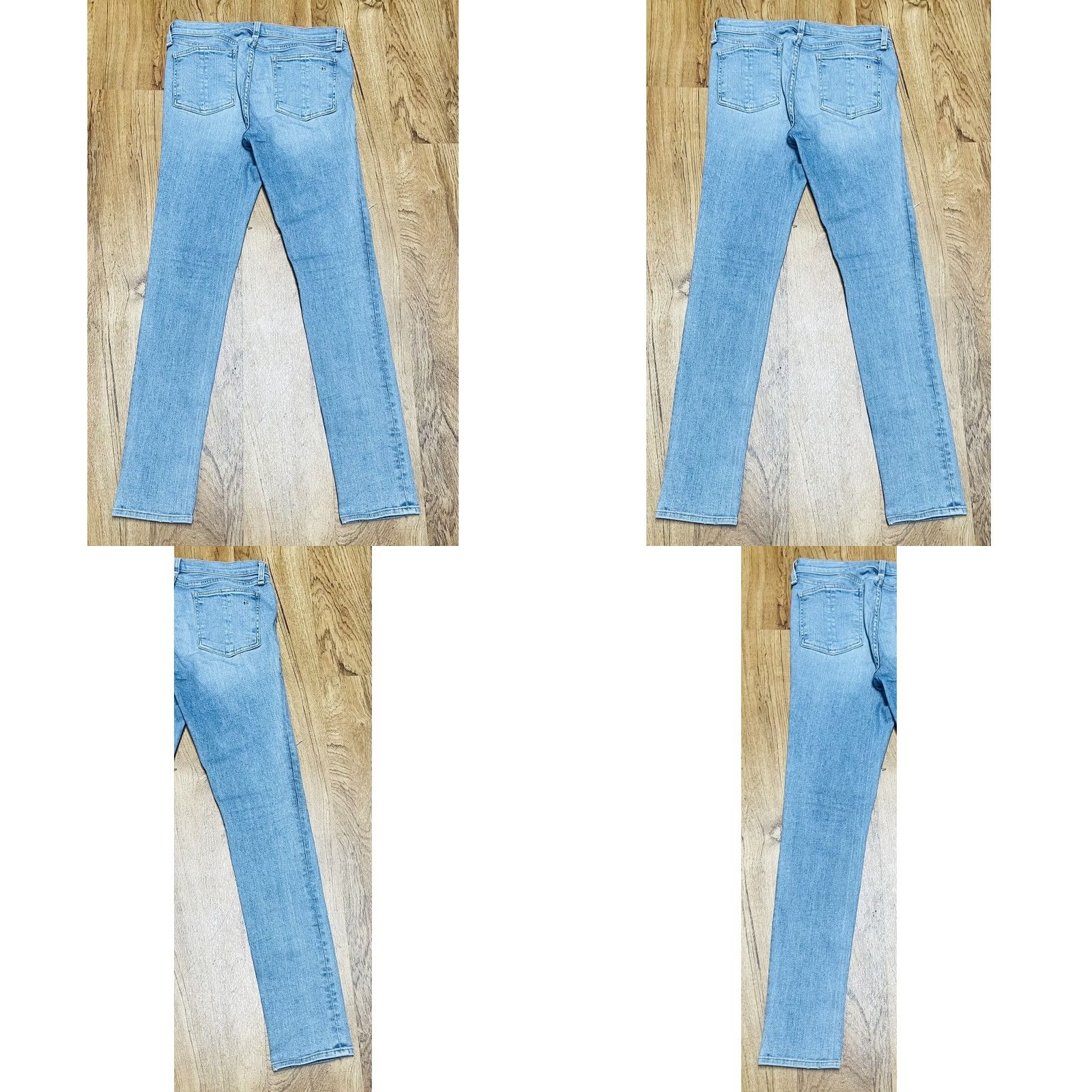 Rag & Bone VINTAGE? No. Rag & Bone Jeans Skinny Light Wash 29 Blue Women’s Cut Outs 5-Pocket Denim Stretch Distressed W1502K520 Mens? Size 29" - 7 Thumbnail