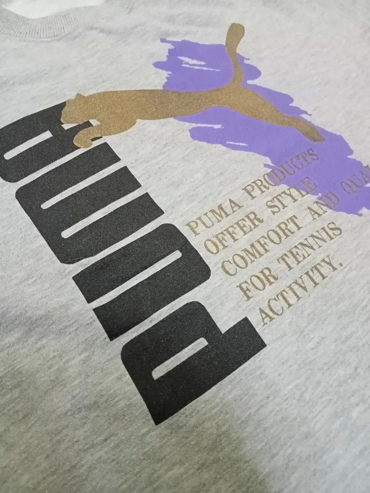Vintage Vintage 90's Puma sweatshirt Size US M / EU 48-50 / 2 - 3 Thumbnail