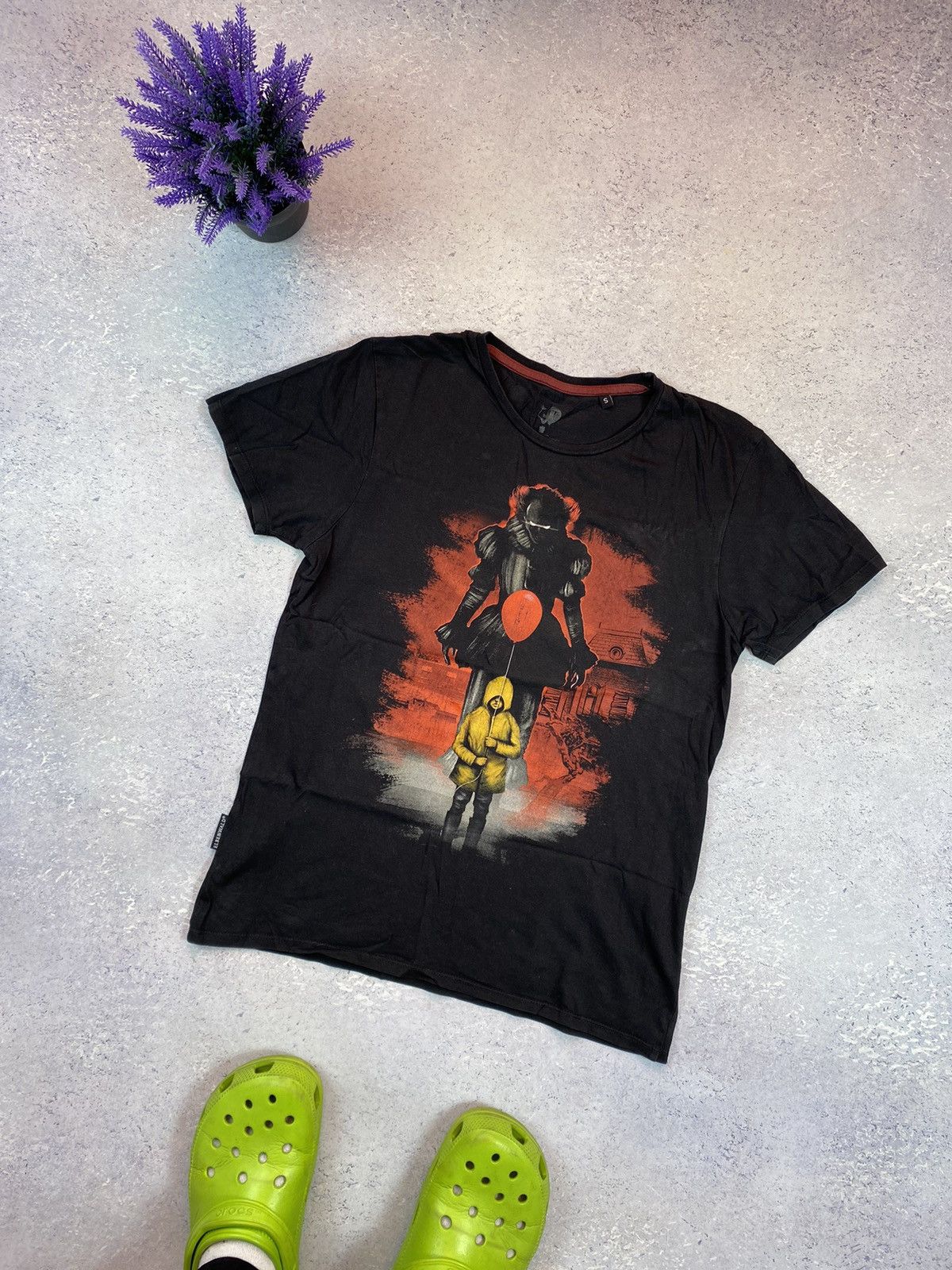 Other Black Men’s T-shirt Movie IT With Big Logo Size Small Size US S / EU 44-46 / 1 - 1 Thumbnail