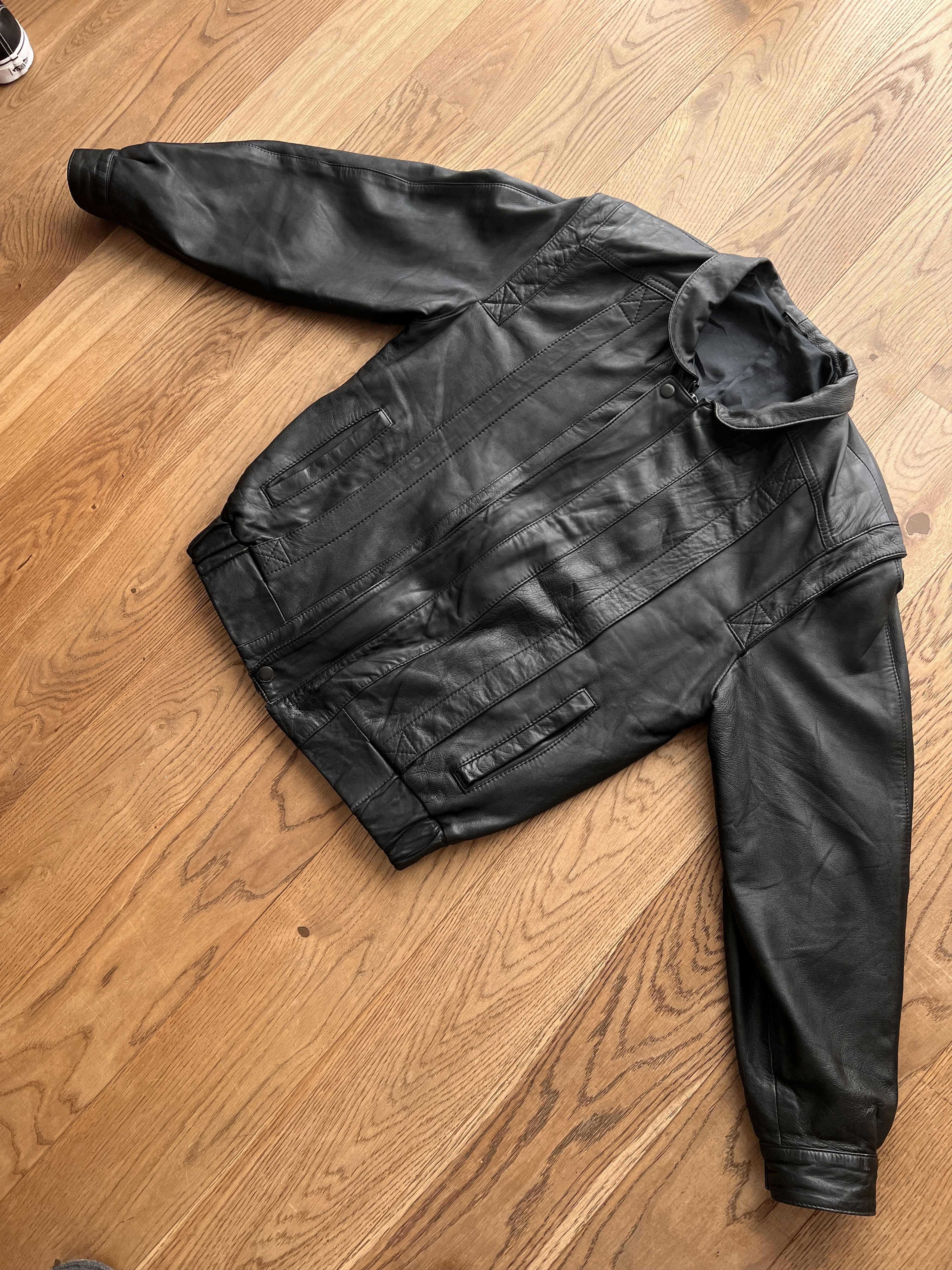 If Six Was Nine Rick Owens Yohji Yamamoto vibe vintage leather bomber jacket Size US M / EU 48-50 / 2 - 8 Thumbnail