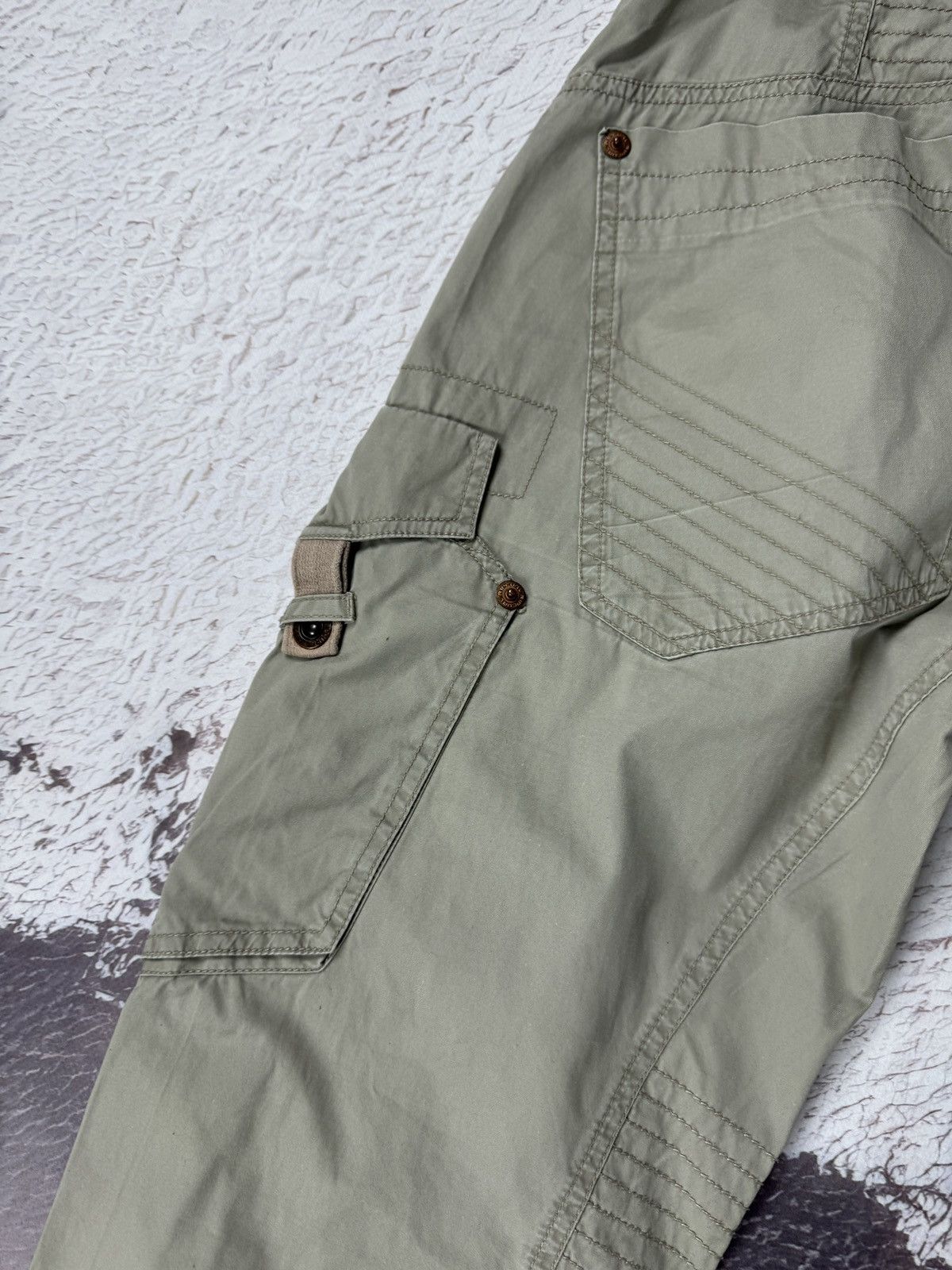 Rip Curl × Vintage Rip Curl vintage grey utility cargo skateboarding pants Size US 30 / EU 46 - 16 Thumbnail