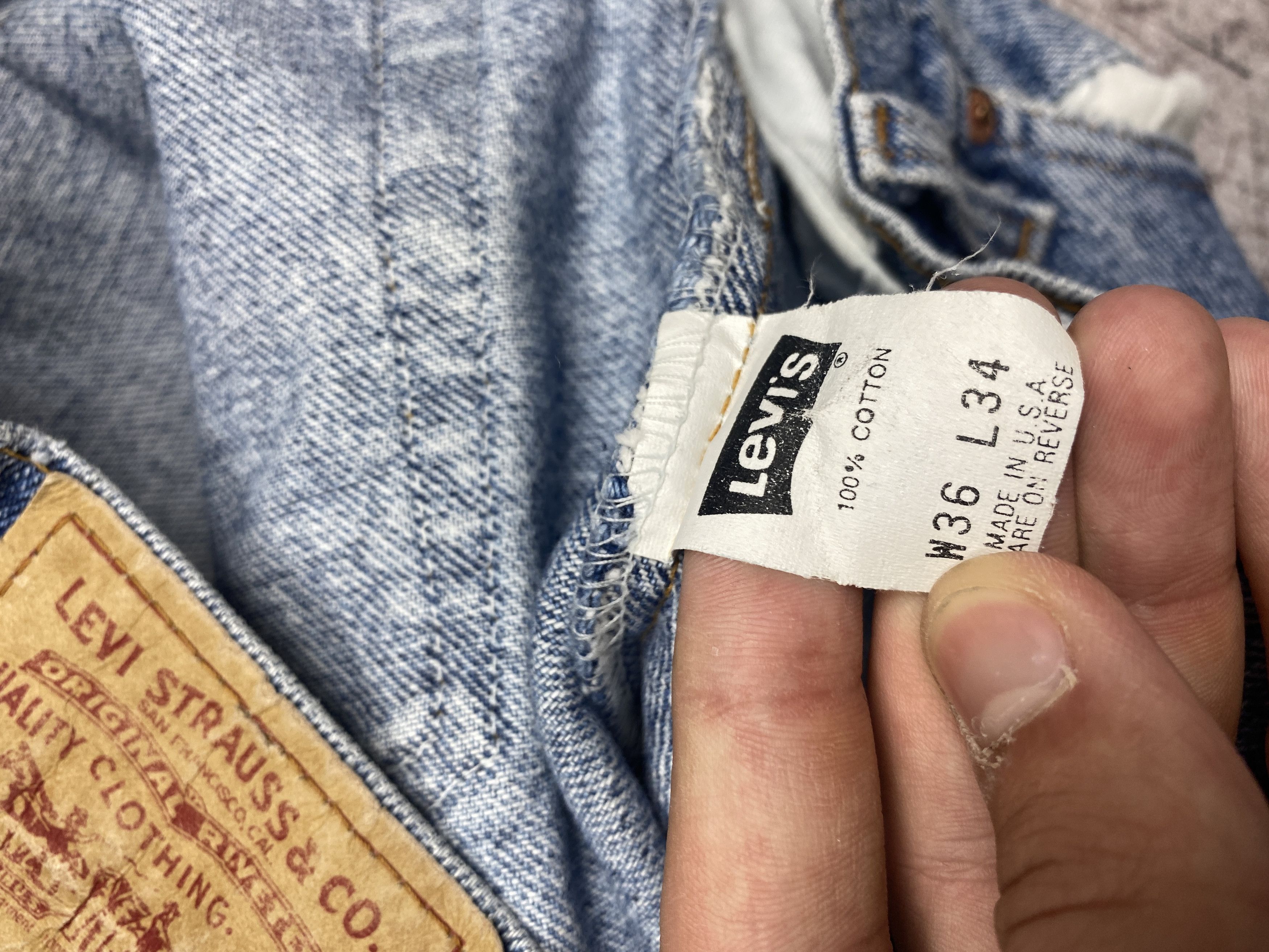 Levi's Levi's 550 Vintage 90s Jeans denim pants Made In Usa Size US 36 / EU 52 - 8 Thumbnail