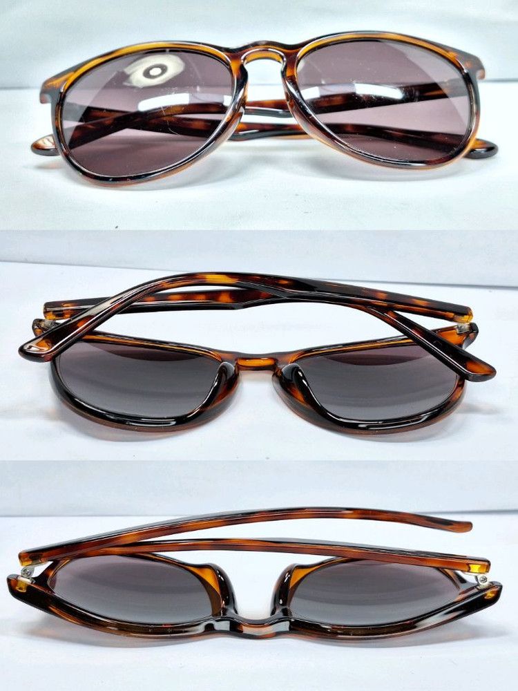 JINS JINS MRF-17S-830 Wellington Sunglasses Brown Demi Tortoise Size ONE SIZE - 5 Thumbnail