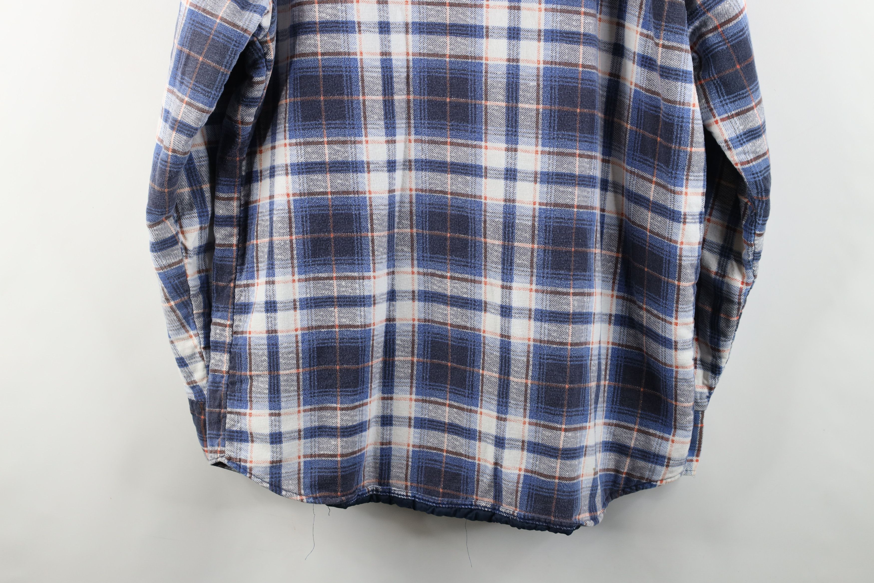 Vintage Vintage 70s Streetwear Quilted Flannel Button Shirt Jacket Size US L / EU 52-54 / 3 - 14 Thumbnail