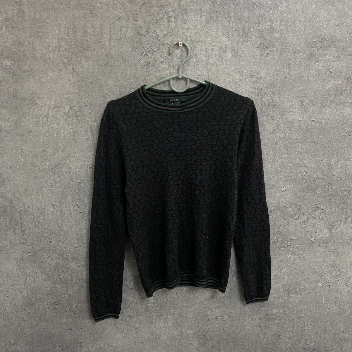 Gucci Vintage Gucci Monogram Wool Sweater Size US S / EU 44-46 / 1 - 1 Thumbnail