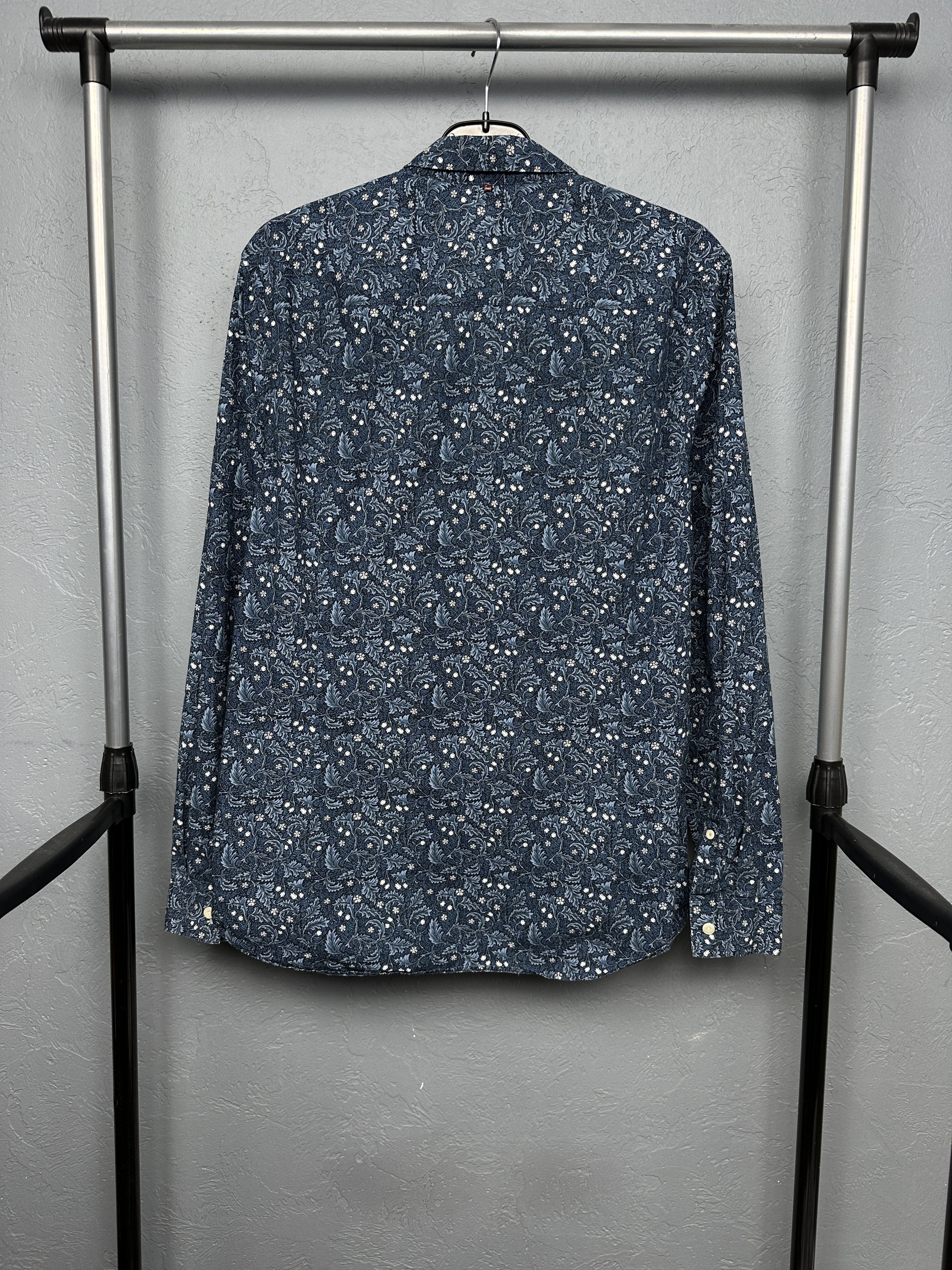 Pretty Green Pretty Green Mens Long Sleeve Shirt Size US L / EU 52-54 / 3 - 6 Thumbnail