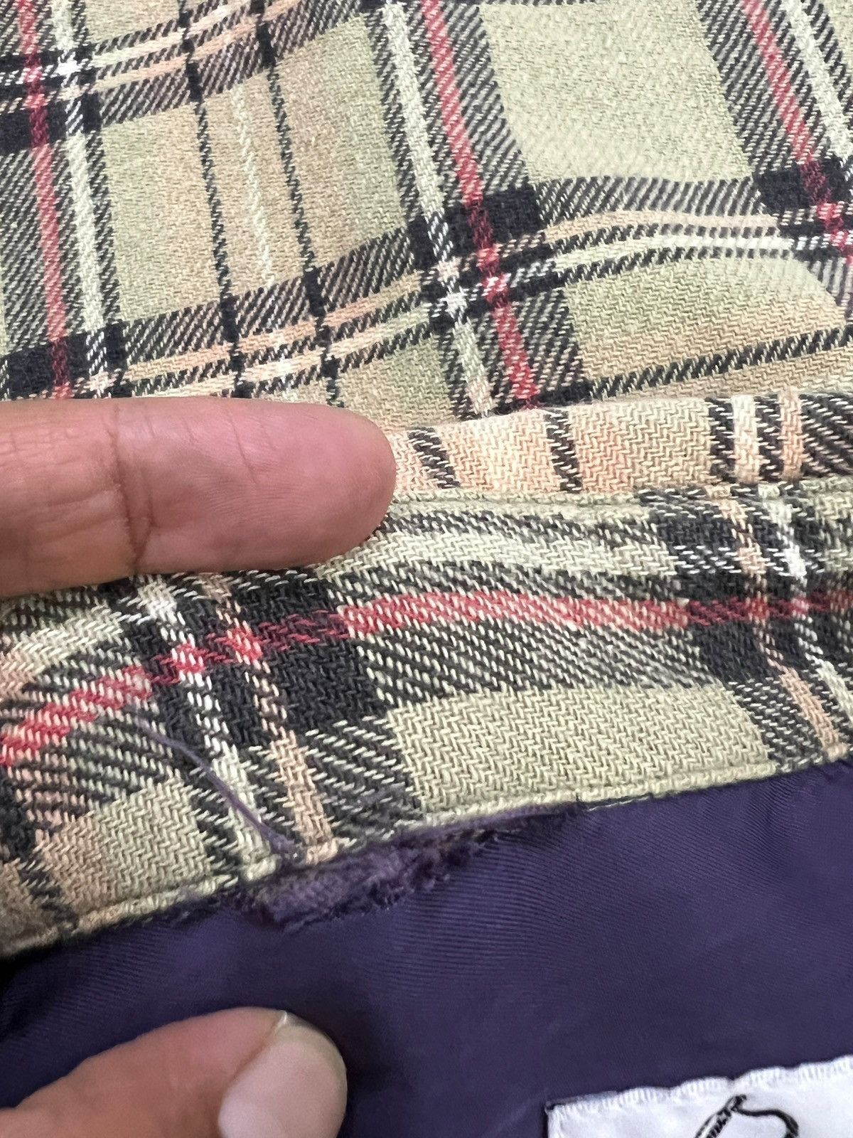 Needles Needles Boxy Cut 3/4 Sleeve Tartan Check Flannel Shirt Size US M / EU 48-50 / 2 - 11 Thumbnail