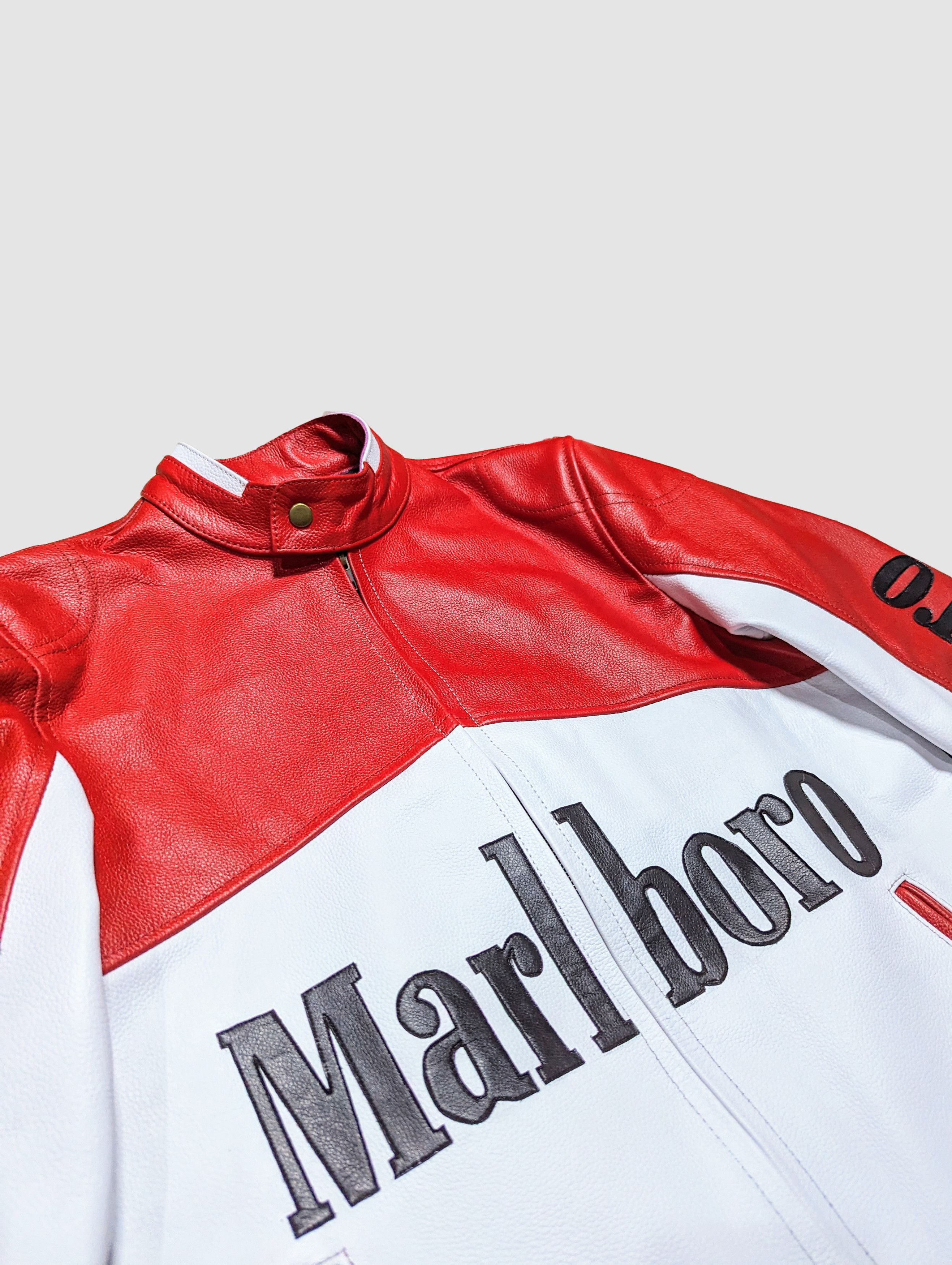 Vintage 🔥🔥 MARLBORO LEATHER JACKET RARE STREETWEAR Size US M / EU 48-50 / 2 - 5 Thumbnail