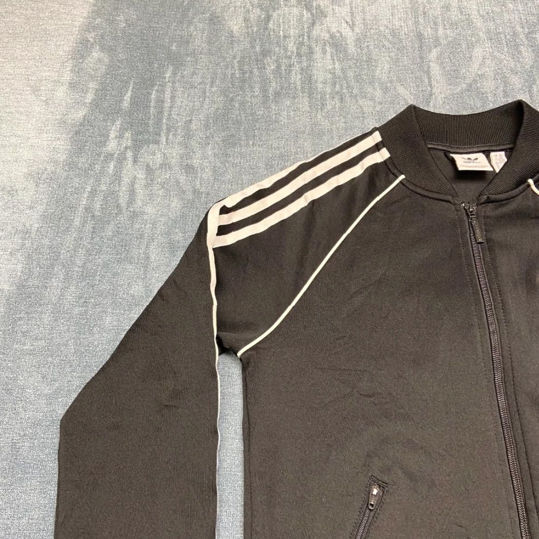 Adidas Adidas Track Jacket Mens XS Black 3 Stripes Sports Logo Full Zip SST Classics Size US XS / EU 42 / 0 - 4 Thumbnail