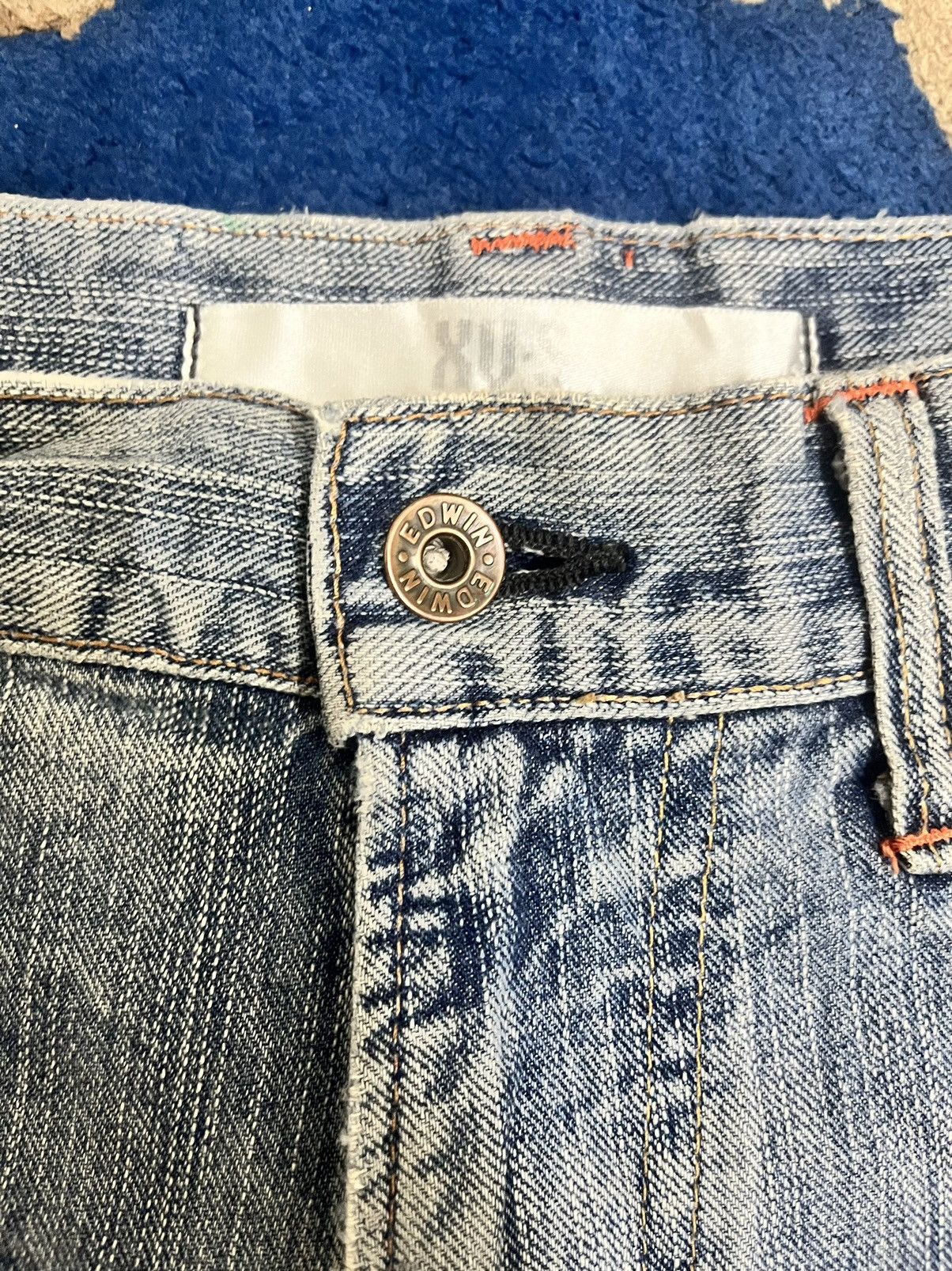 Edwin × Japanese Brand × Vintage Vintage XV-S Edwin Patches Short Denim Size US 34 / EU 50 - 2 Thumbnail