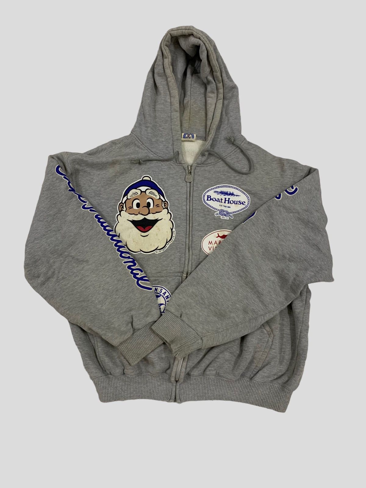 Vintage VINTAGE CAPTAIN SANTA CLUB HOODIE Size US L / EU 52-54 / 3 - 2 Thumbnail