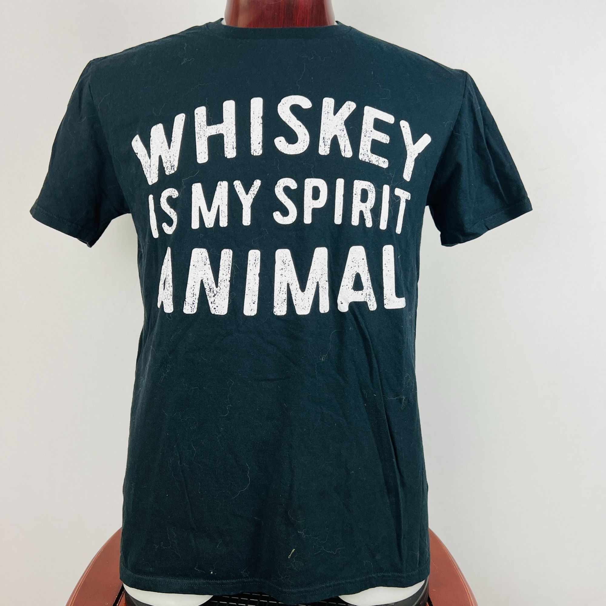 Designer Whiskey Is My Spirit Animal T-Shirt Shirt Size US L / EU 52-54 / 3 - 1 Thumbnail