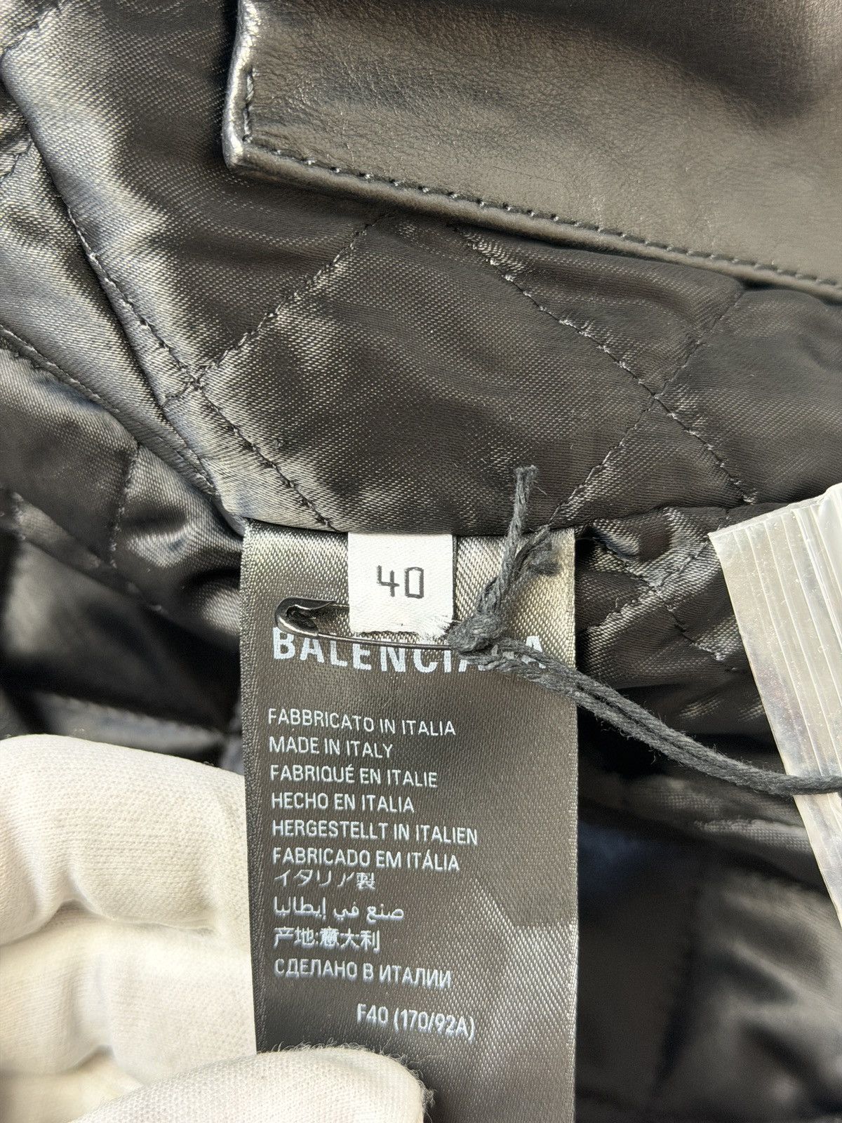 Balenciaga Balenciaga Racer Jacket Black Leather Size M / US 6-8 / IT 42-44 - 12 Thumbnail