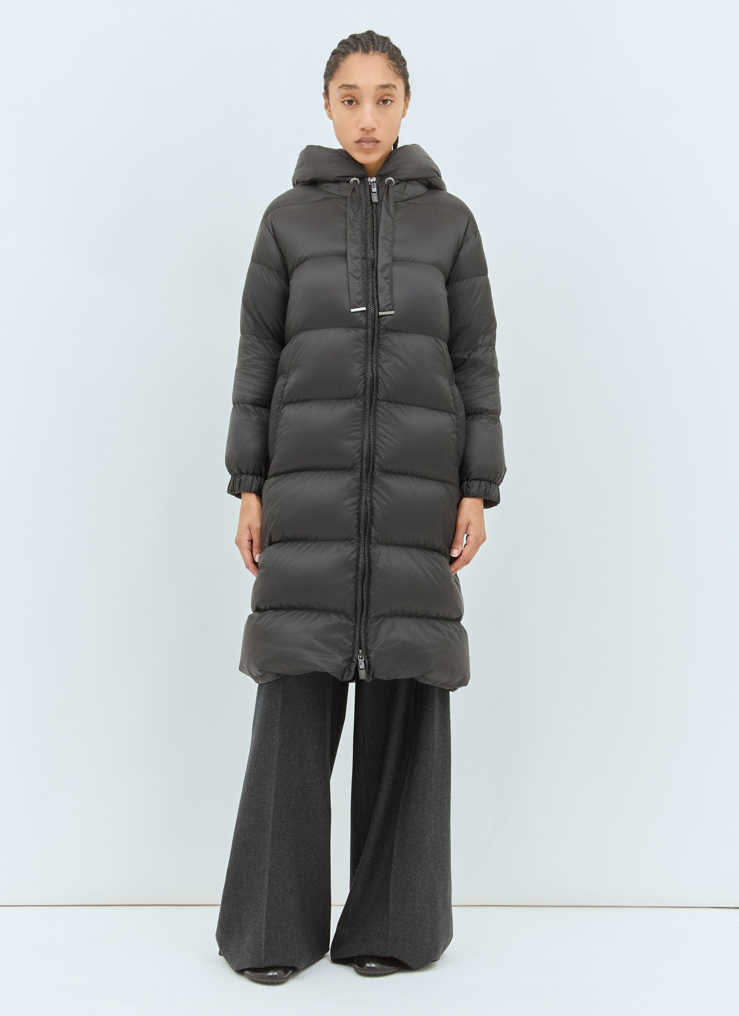 Max Mara Long Water-Repellent Down Coat Size M / US 6-8 / IT 42-44 - 1 Thumbnail