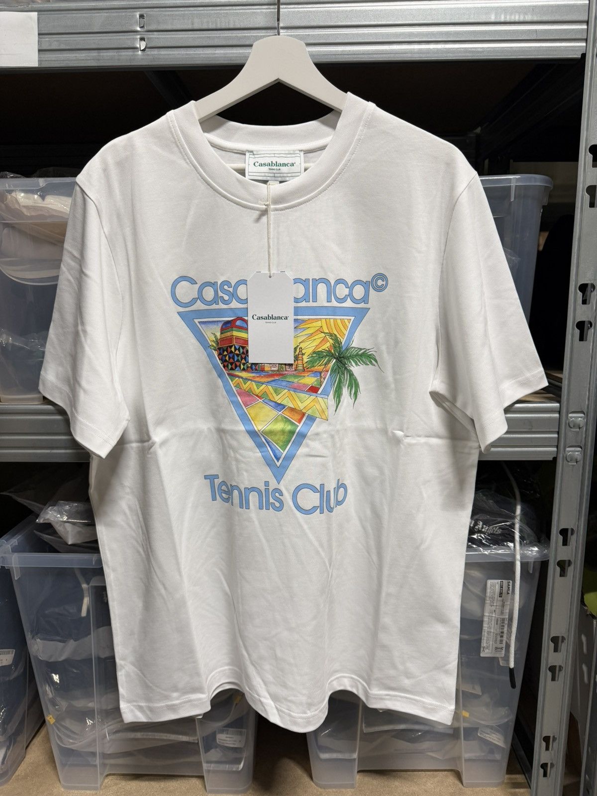 Casablanca Casablanca Tennisclub Afro T-Shirt NEW Size US M / EU 48-50 / 2 - 1 Thumbnail