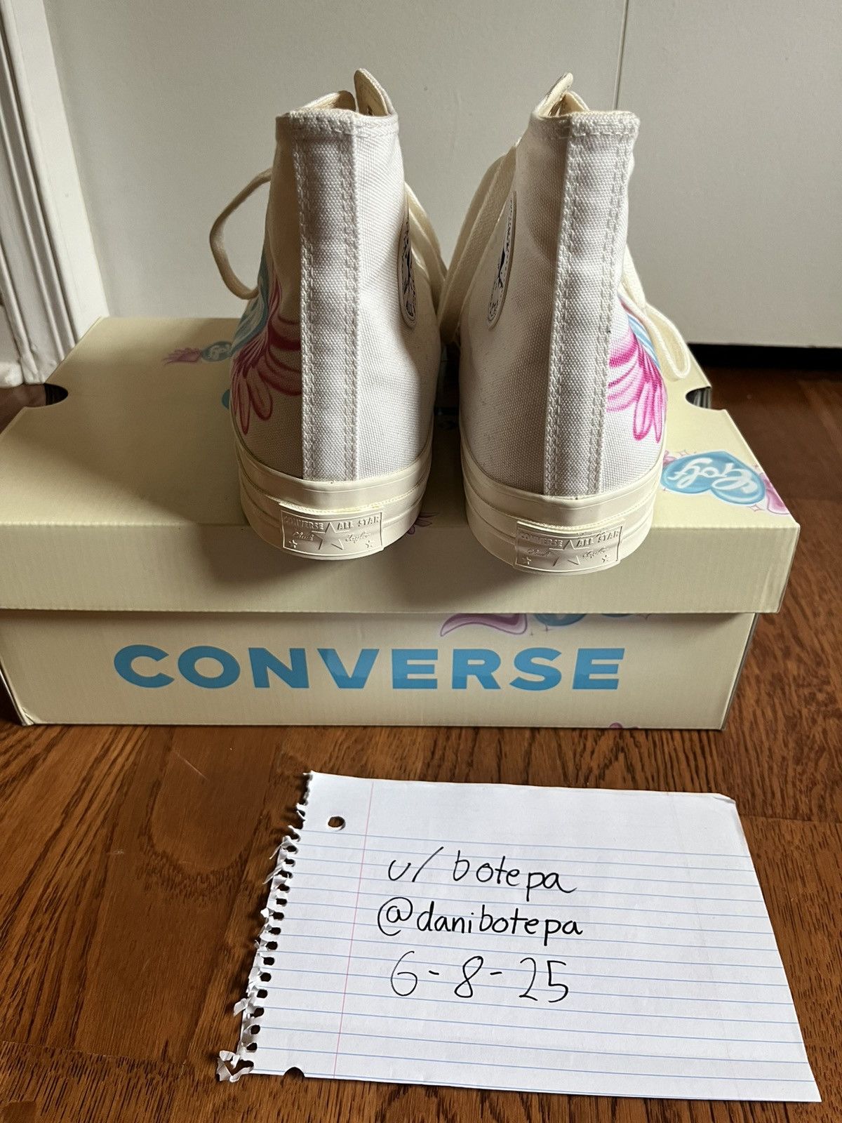 Golf Wang Golfwang “Airbrush” Chuck 70 Hi Converse Size US 10.5 / EU 43-44 - 5 Thumbnail
