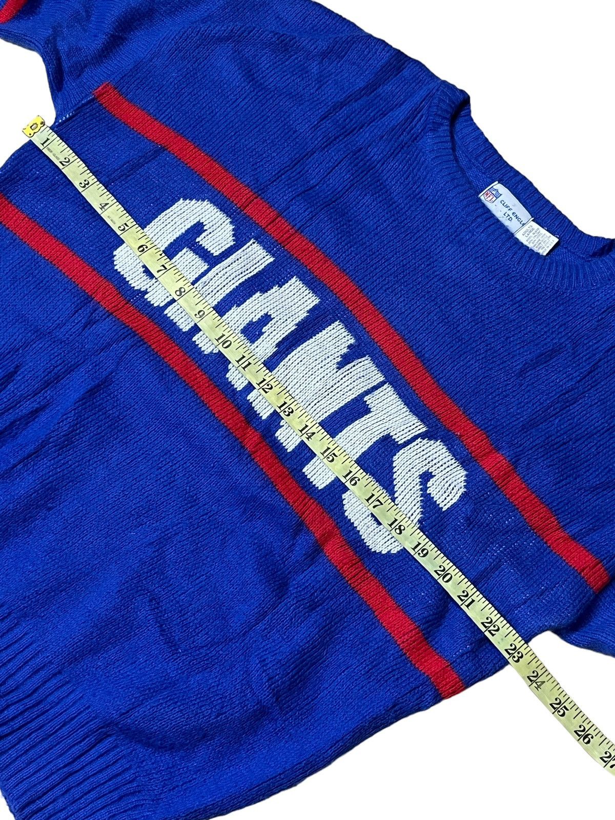 NFL VINTAGE NEW YORK GIANTS CLIFF ENGLE NFL KNIT SWEATS Size US L / EU 52-54 / 3 - 8 Thumbnail