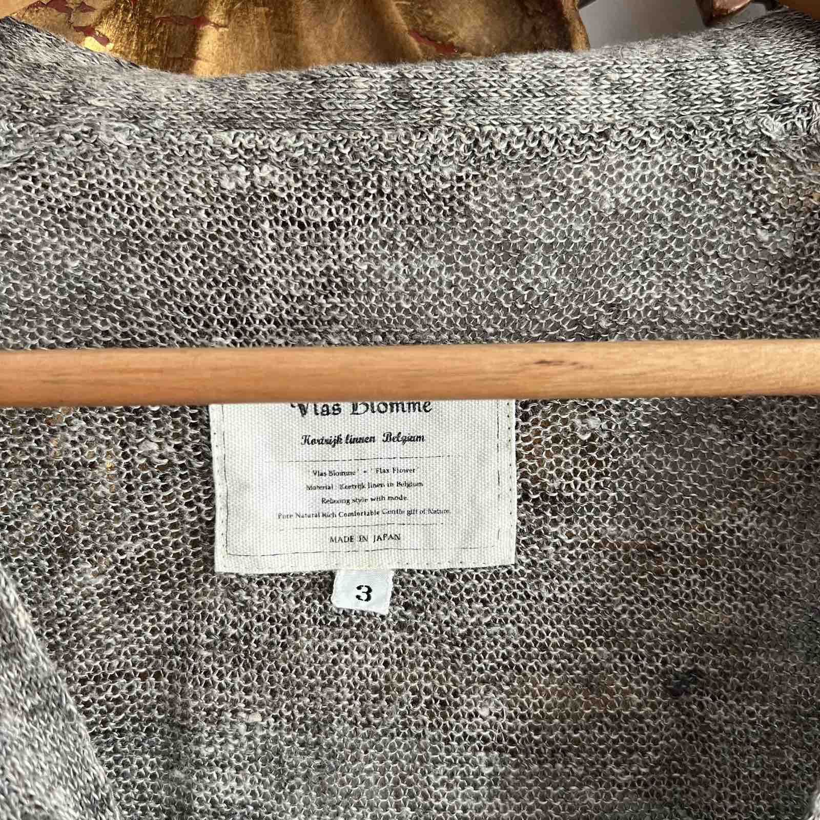 Designer × Japanese Brand × Vlas Blomme Vlas Blomme Kortrijk Cardigan Sz 3 Size US XL / EU 56 / 4 - 5 Thumbnail
