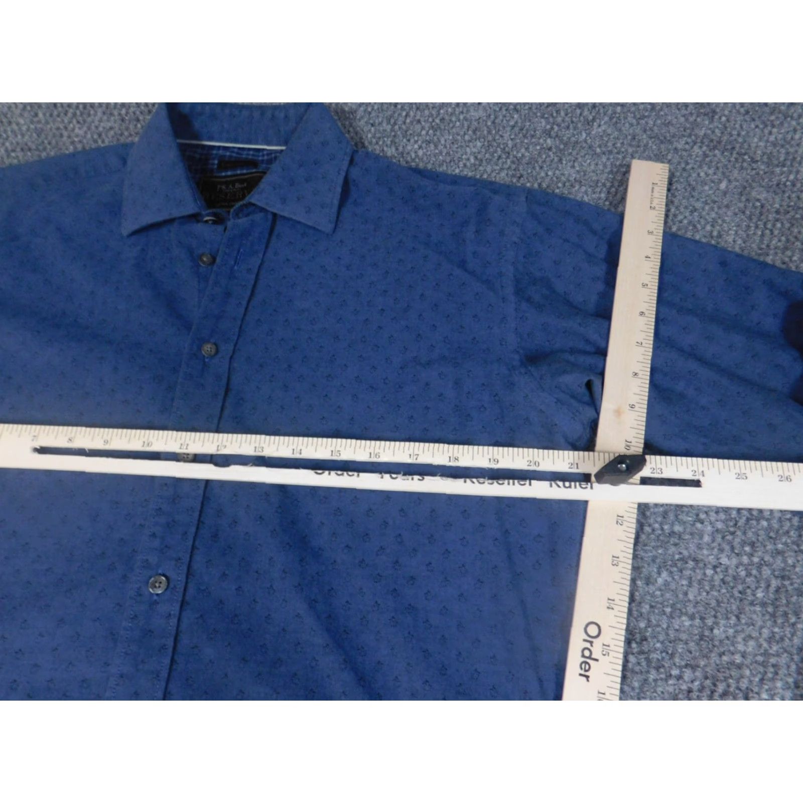 Jos. A. Bank Jos. A. Bank Mens Shirt M Red Plaid Button-Up Collared Long Sleeve Cotton Knit Classic Fit Size US M / EU 48-50 / 2 - 5 Thumbnail