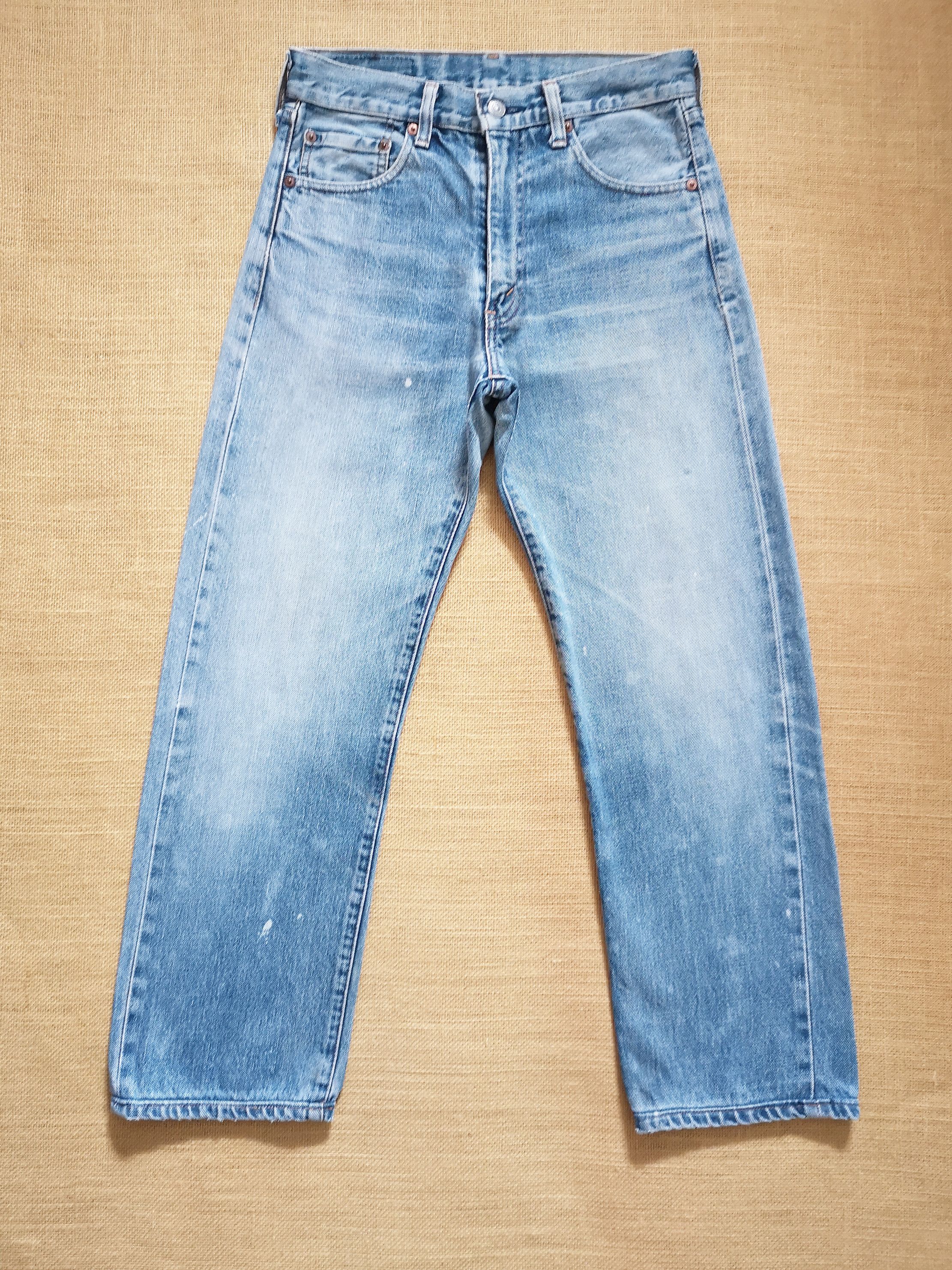 Levi's Levi's 502xx - 1990s - Big E Red Line Selvedge Japan W29 L28 Size US 29 - 2 Thumbnail