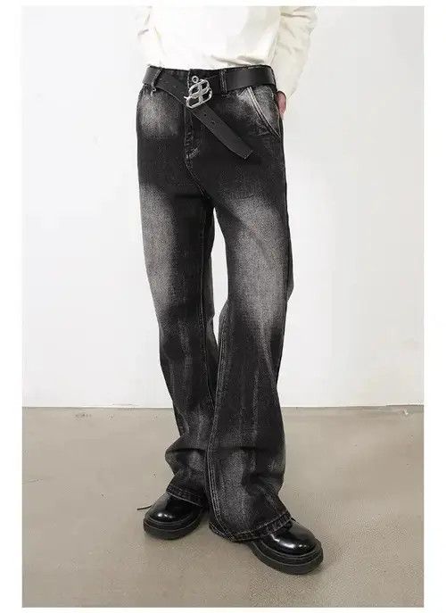 Japanese Brand Opium Cargo Stack Denim Jeans, Utility Washed Jeans Size US 32 / EU 48 - 3 Thumbnail
