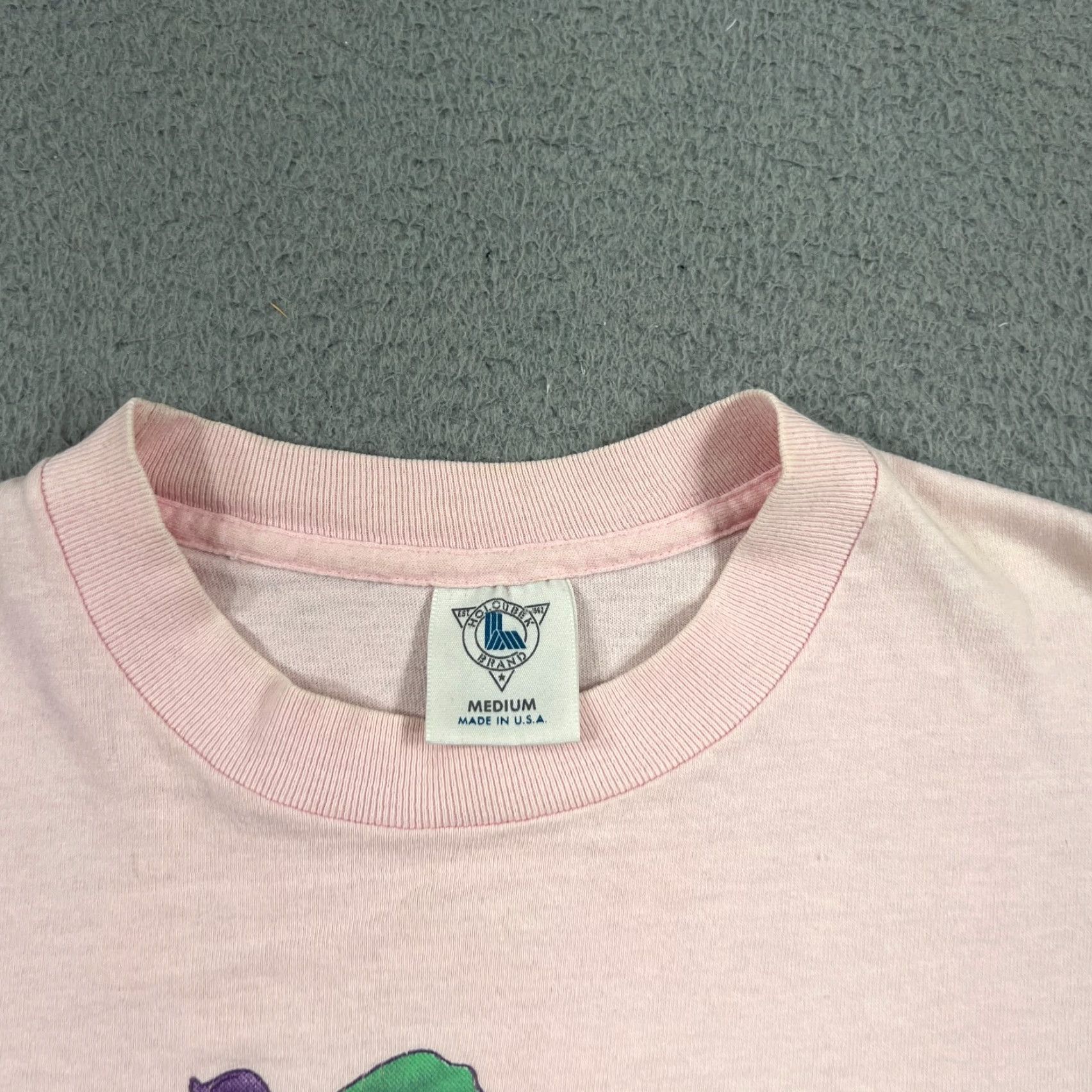 Harley Davidson VINTAGE Harley-Davidson Shirt Women Pink Flower 1990 Medium Harleys T‑Shirt Crew Neck Short Sleeve Floral Casual Vintage 90s Mens Womens Girls Boys Size M / US 6-8 / IT 42-44 - 5 Thumbnail