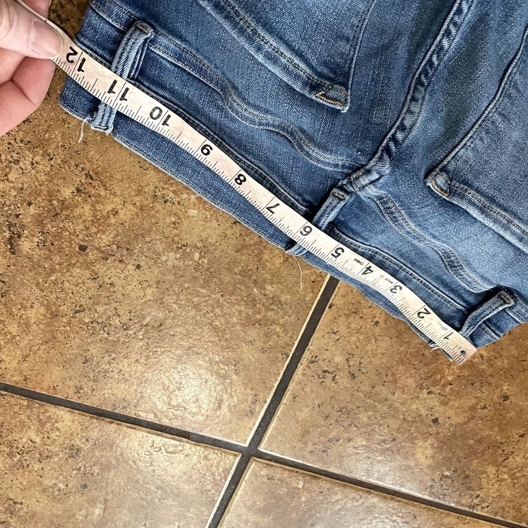Frame VINTAGE FRAME Denim Jeans Womens 26 Blue Distressed Le Skinny de Jeanne Crop Slim 5-Pocket Womens Jeans Size 26" / US 2 / IT 38 - 6 Thumbnail