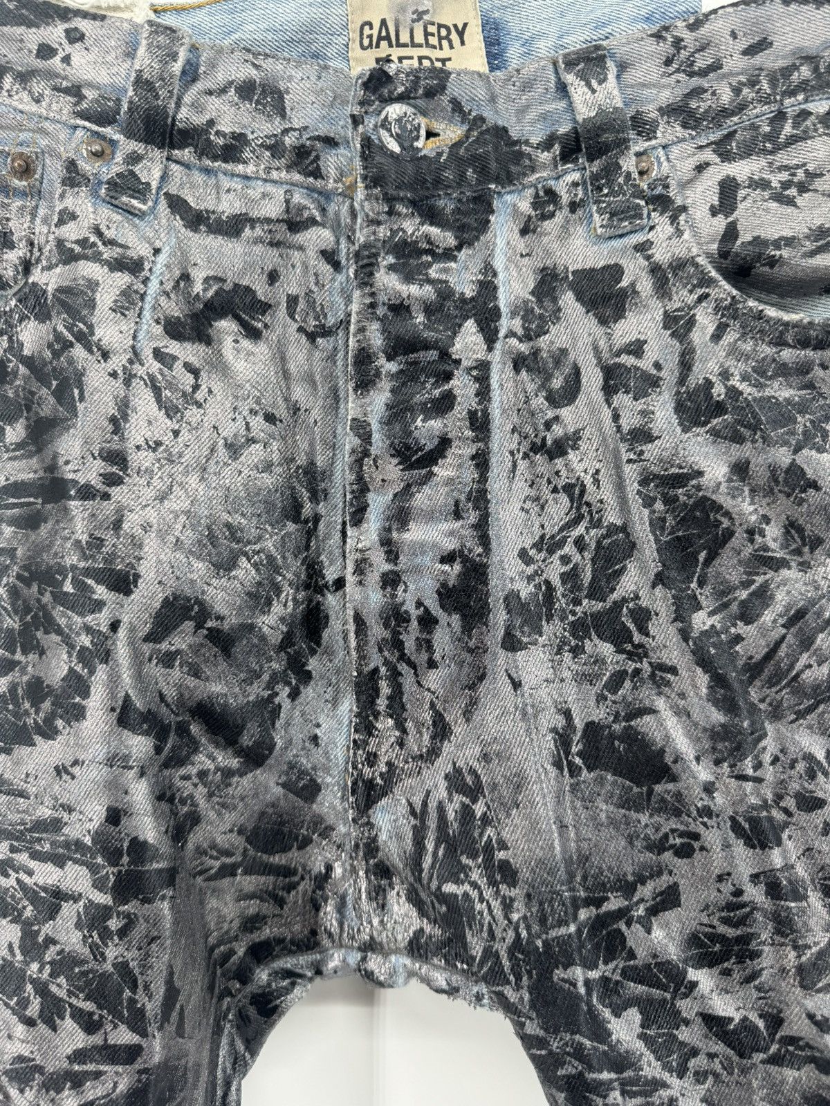 Gallery Dept. Gallery Dept Analog 5001 Metallic Jeans 33/31. Size US 33 - 3 Thumbnail