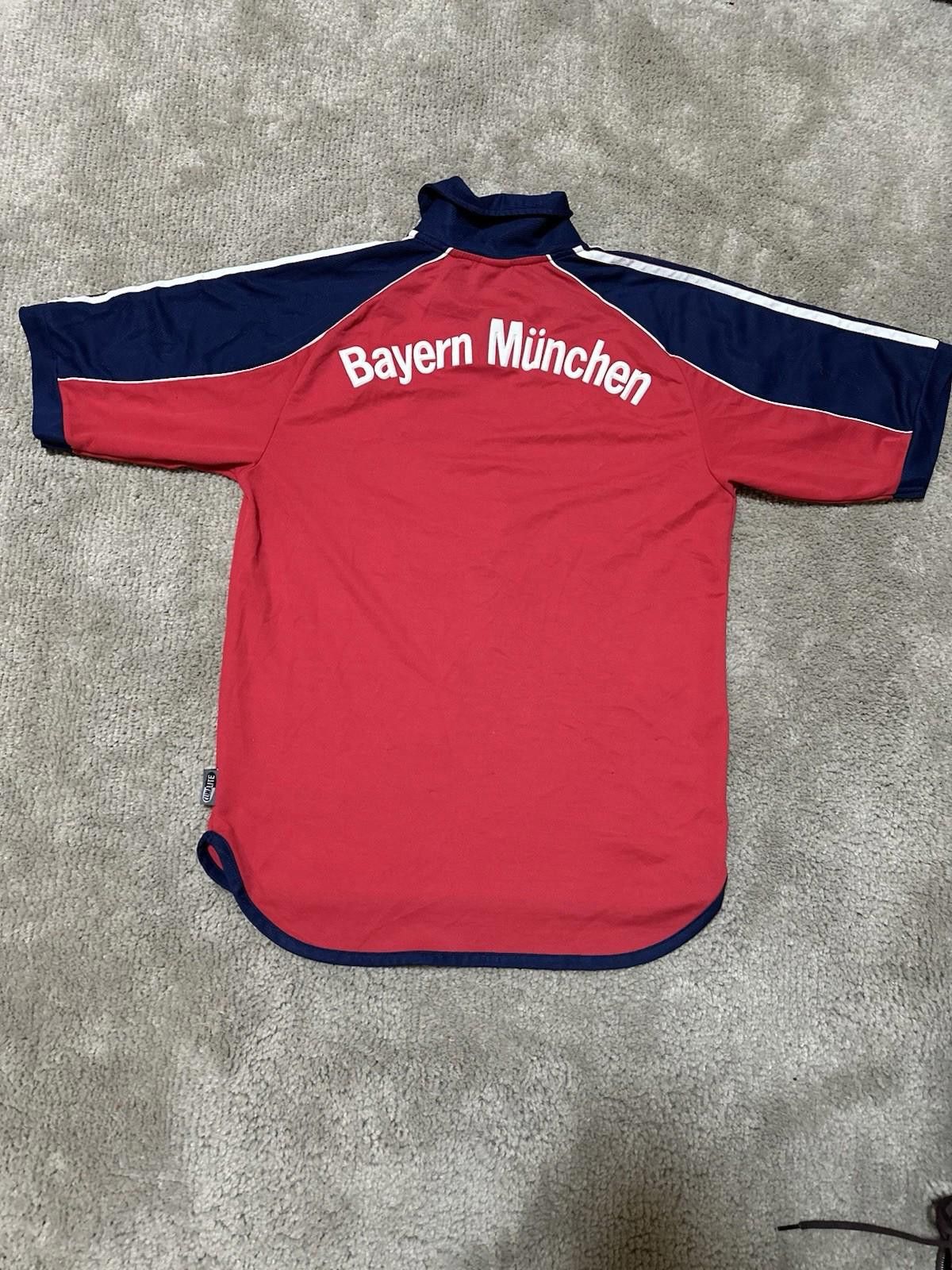 Adidas BAYERN MUNCHEN 1999-01 HOME FOOTBALL SHIRT SOCCER JERSEY S Size US S / EU 44-46 / 1 - 6 Thumbnail