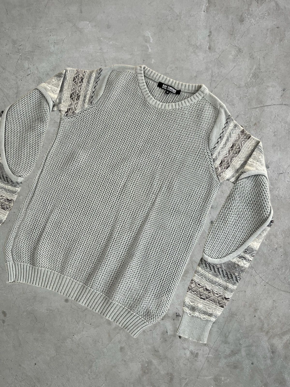 Raf Simons SS/06 Raf Simons Elbow Patch Sweater Size US M / EU 48-50 / 2 - 3 Thumbnail