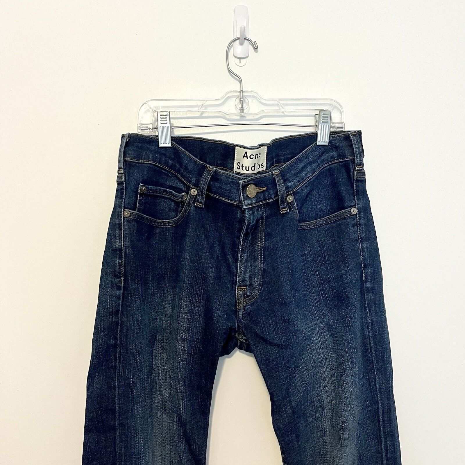 Acne Studios ACNE STUDIOS Ace Tint Jeans Whiskers Fade Effect 30 X34 Size US 30 / EU 46 - 4 Thumbnail