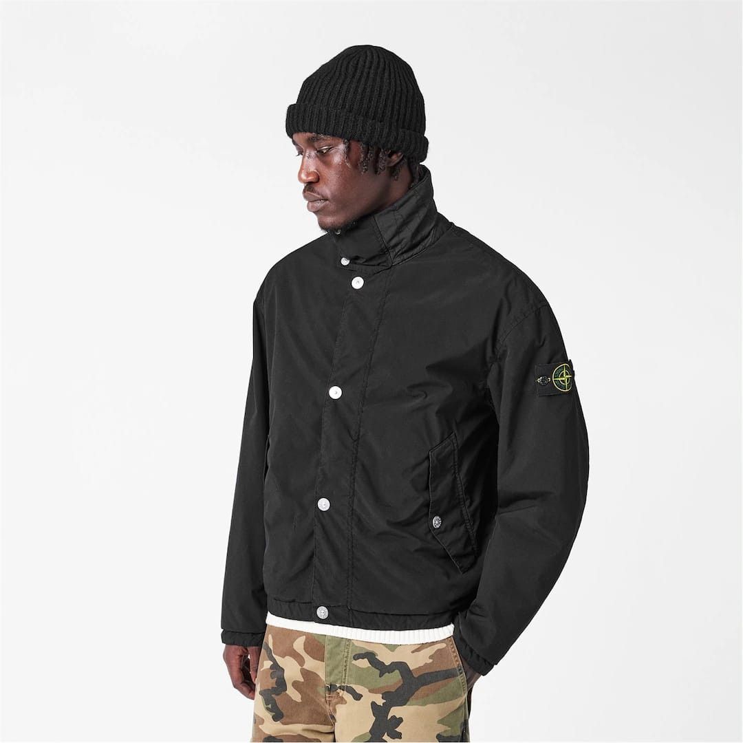 Stone Island o1g2r1mq0526 Coach Jacket in Nero Size US M / EU 48-50 / 2 - 6 Thumbnail