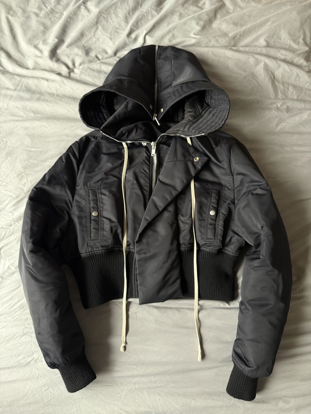 Rick Owens LUXOR Cropped Alice Parka FW23 Size US M / EU 48-50 / 2 - 1 Thumbnail