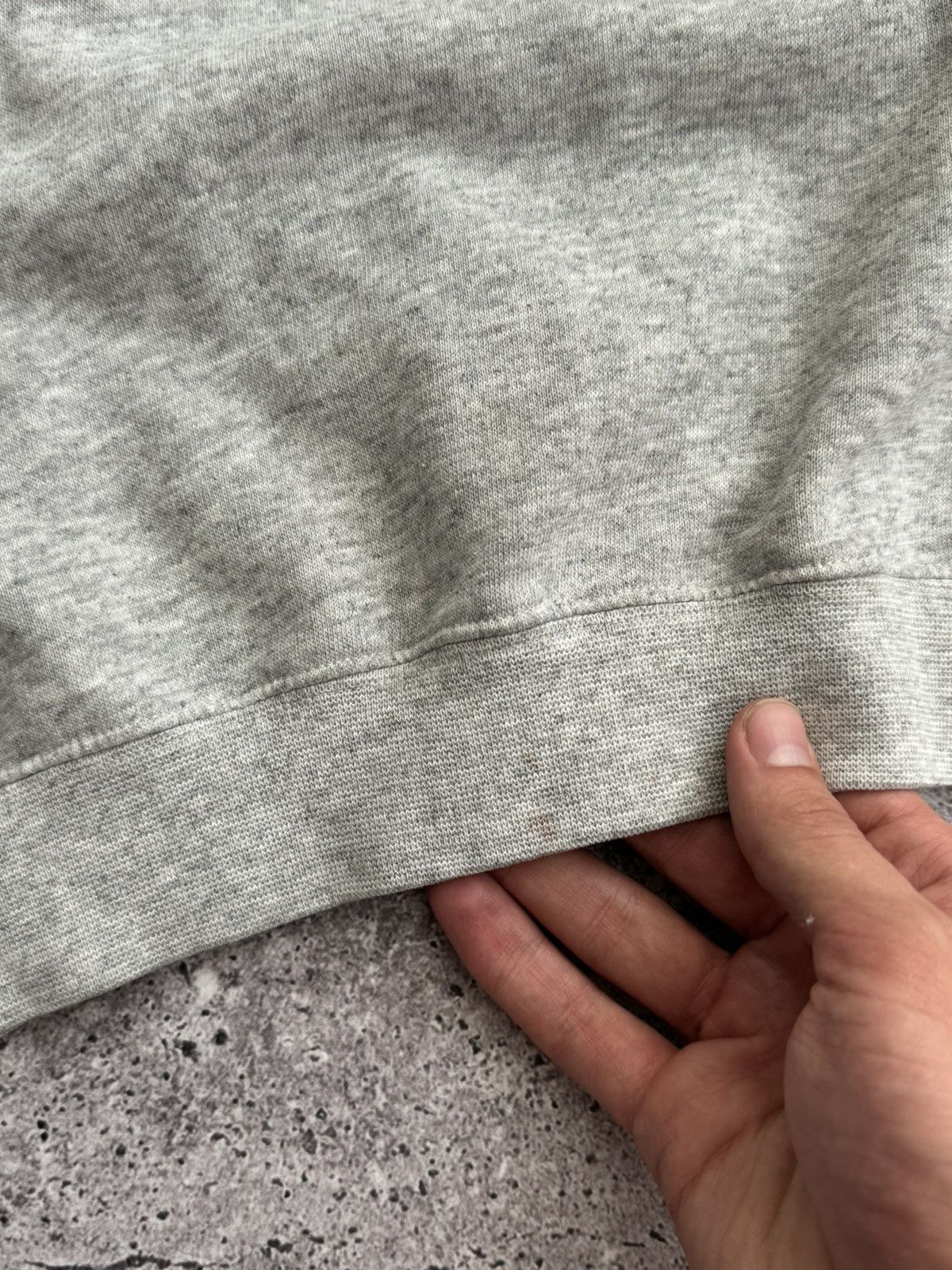 Nike × Vintage Vintage Nike 90s Y2K oversized boxy fit grey sweatshirt Size US XL / EU 56 / 4 - 7 Thumbnail