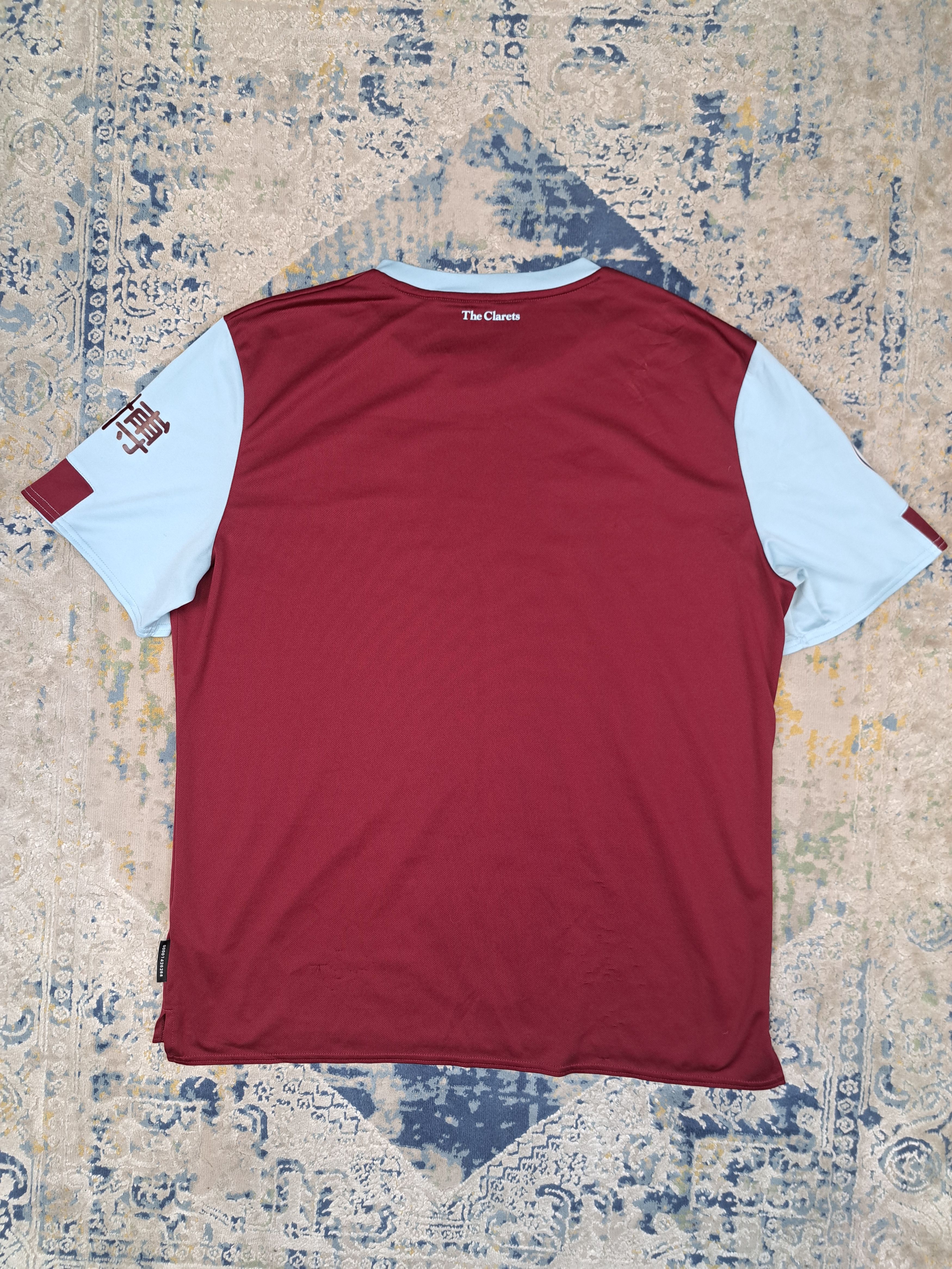 Umbro Burnley 2020 Home Kit Soccer Jersey Blokecore Size US XXL / EU 58 / 5 - 9 Thumbnail