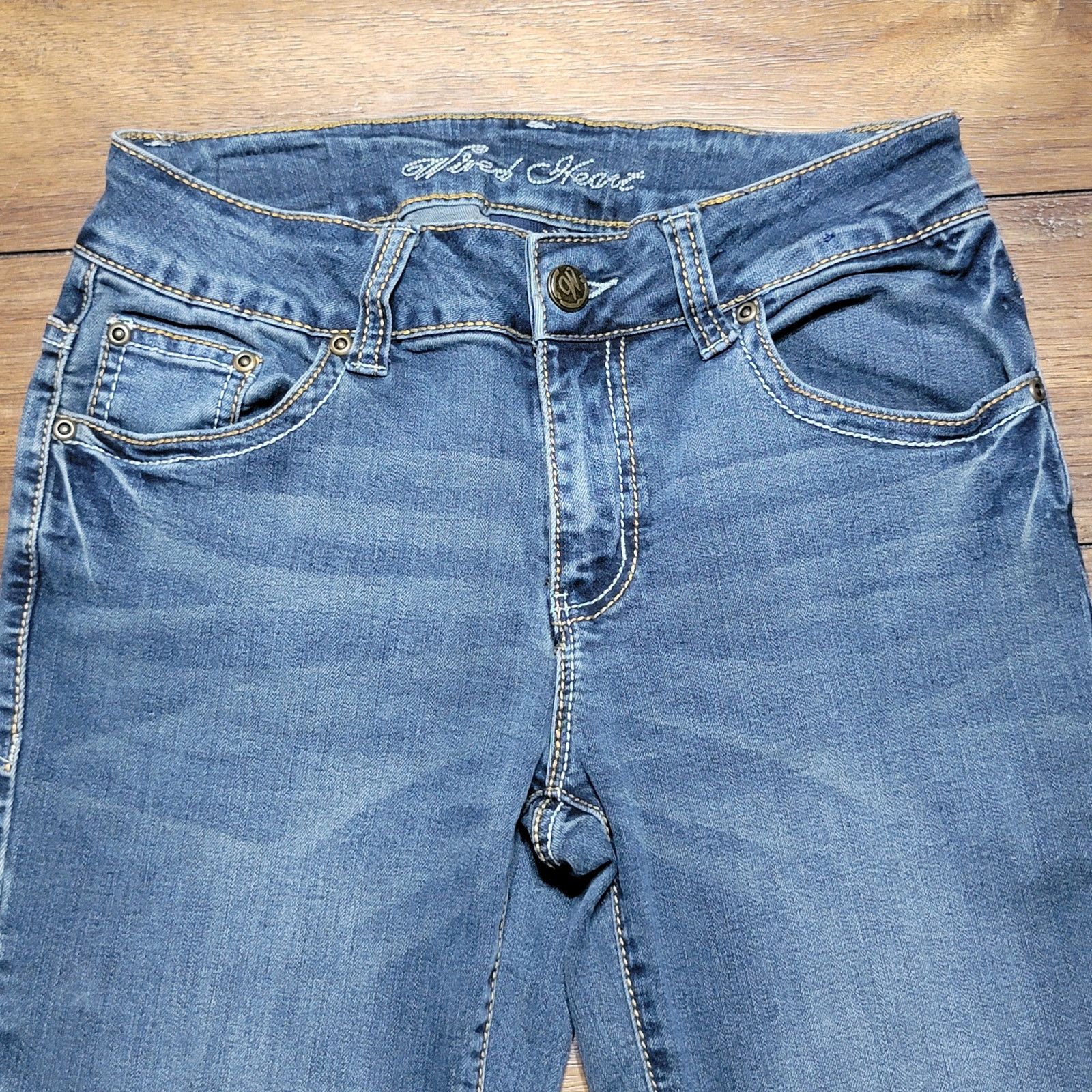 Other Wired Heart Straight Stretch w/ Embroidered Pockets -Size 26 Size 28" / US 6 / IT 42 - 5 Thumbnail
