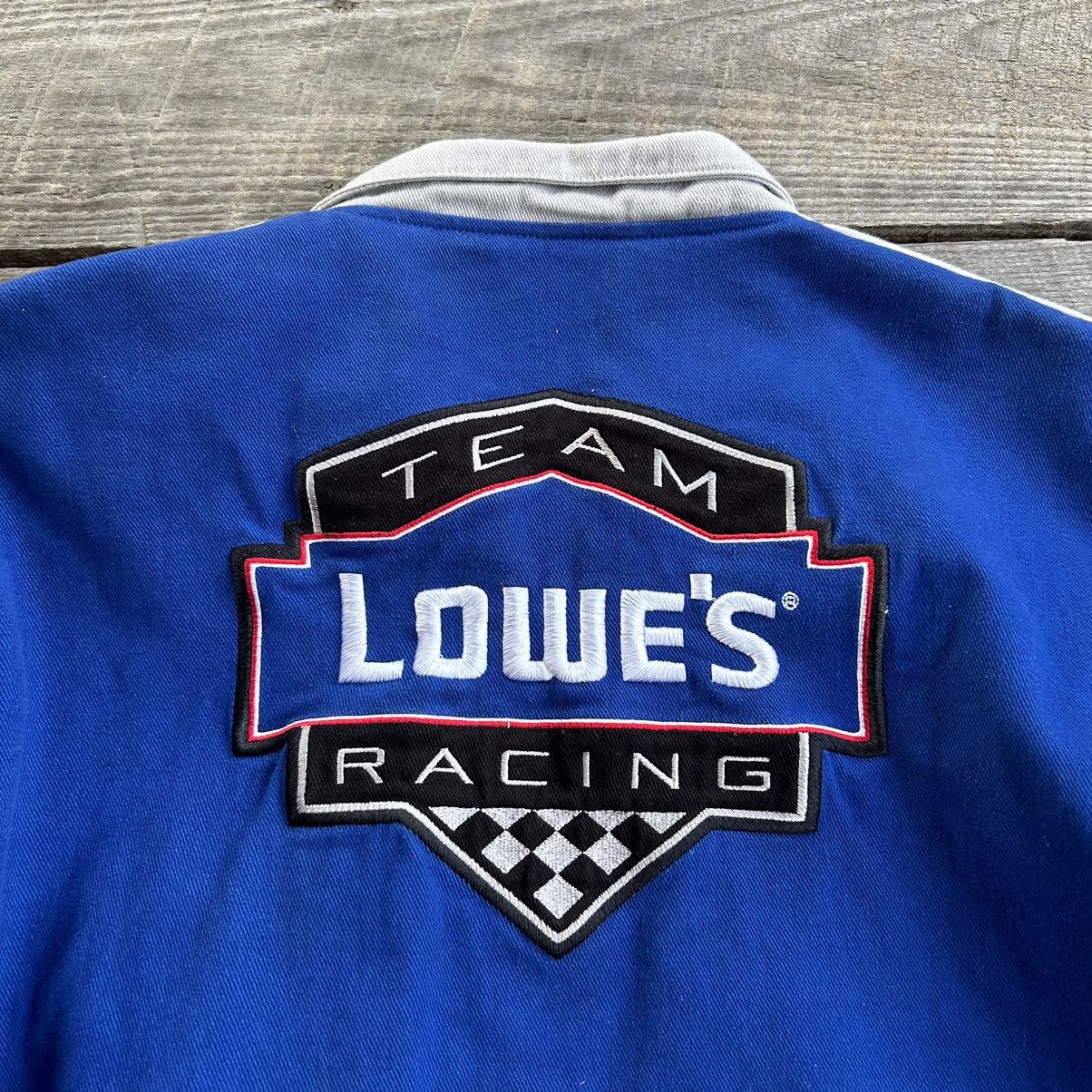 NASCAR × Vintage Vintage NASCAR Jimmie Johnson Lowe’s Racing Jacket Size US XL / EU 56 / 4 - 4 Thumbnail