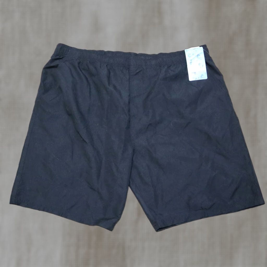 Vintage BALBOA Black Mens Surf Trunks Board Shorts With Pockets Geometric 2XL XXL 2XL Adult Regular Size US 39 - 1 Thumbnail